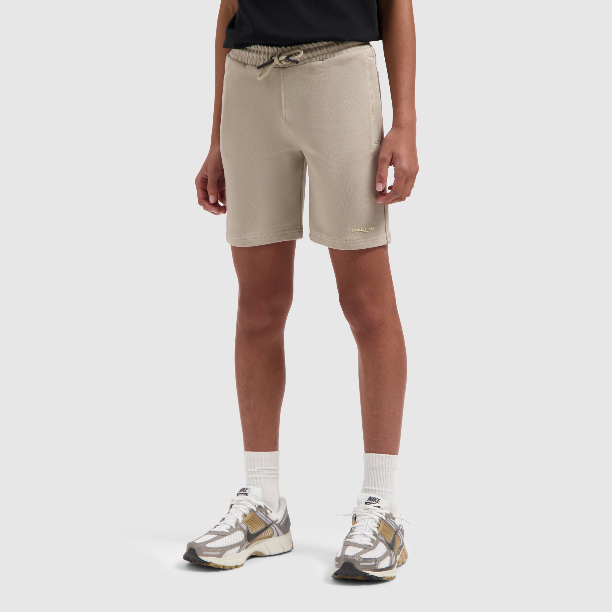 Junior Original Logo Short | Taupe