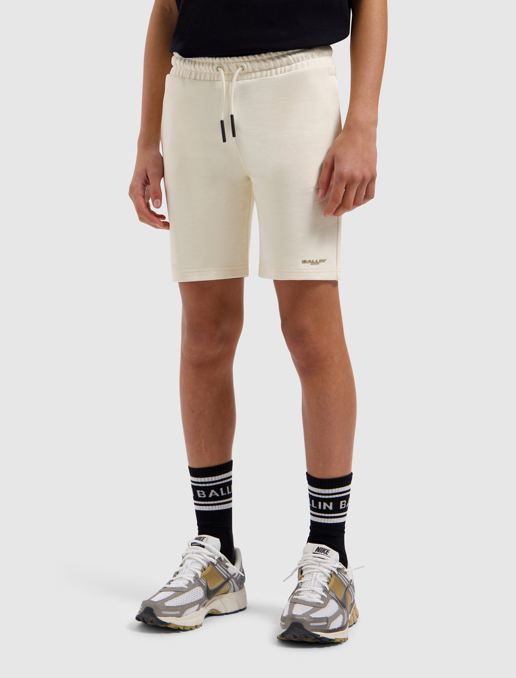Junior Original Logo Short | Ecru