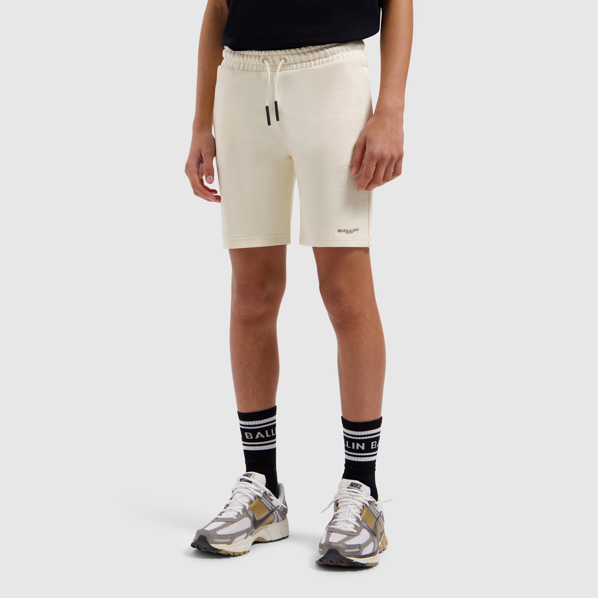 Junior Original Logo Short | Ecru