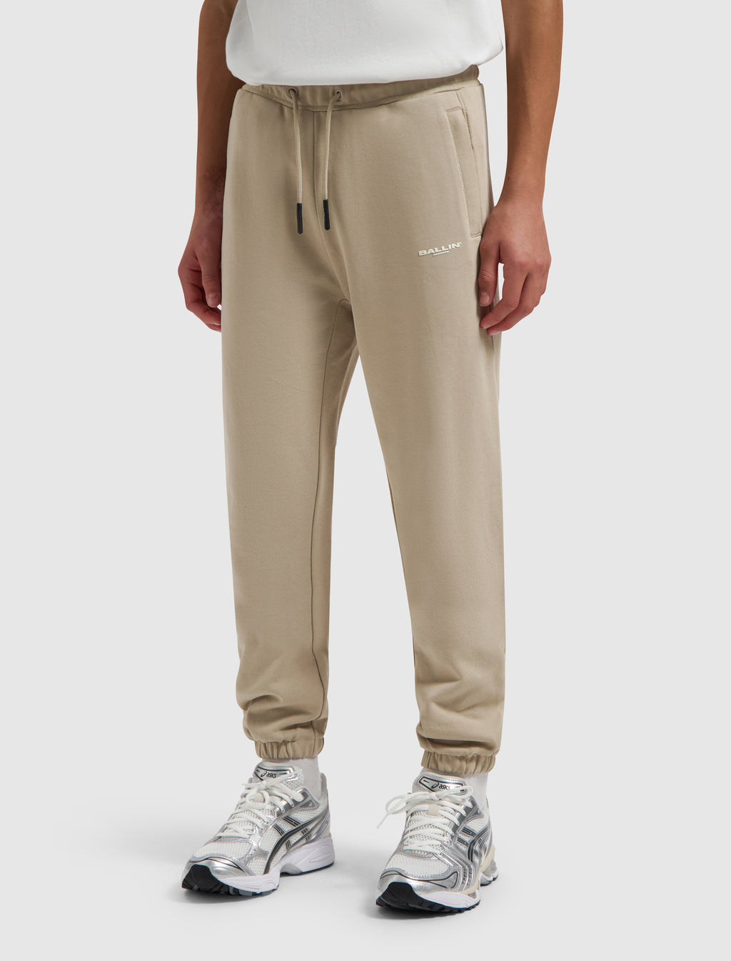 Junior Original Logo Pants | Taupe