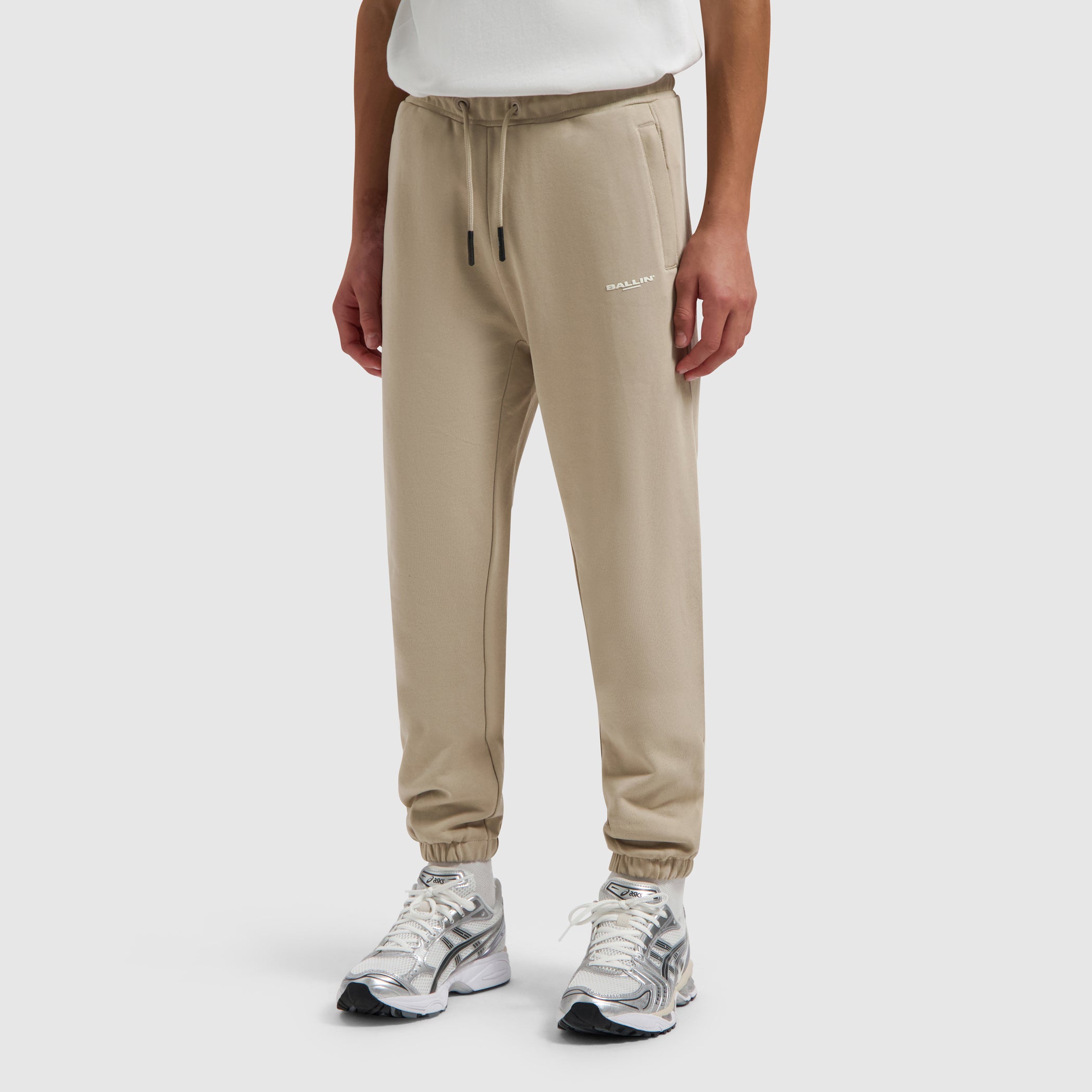 Junior Original Logo Pants | Taupe