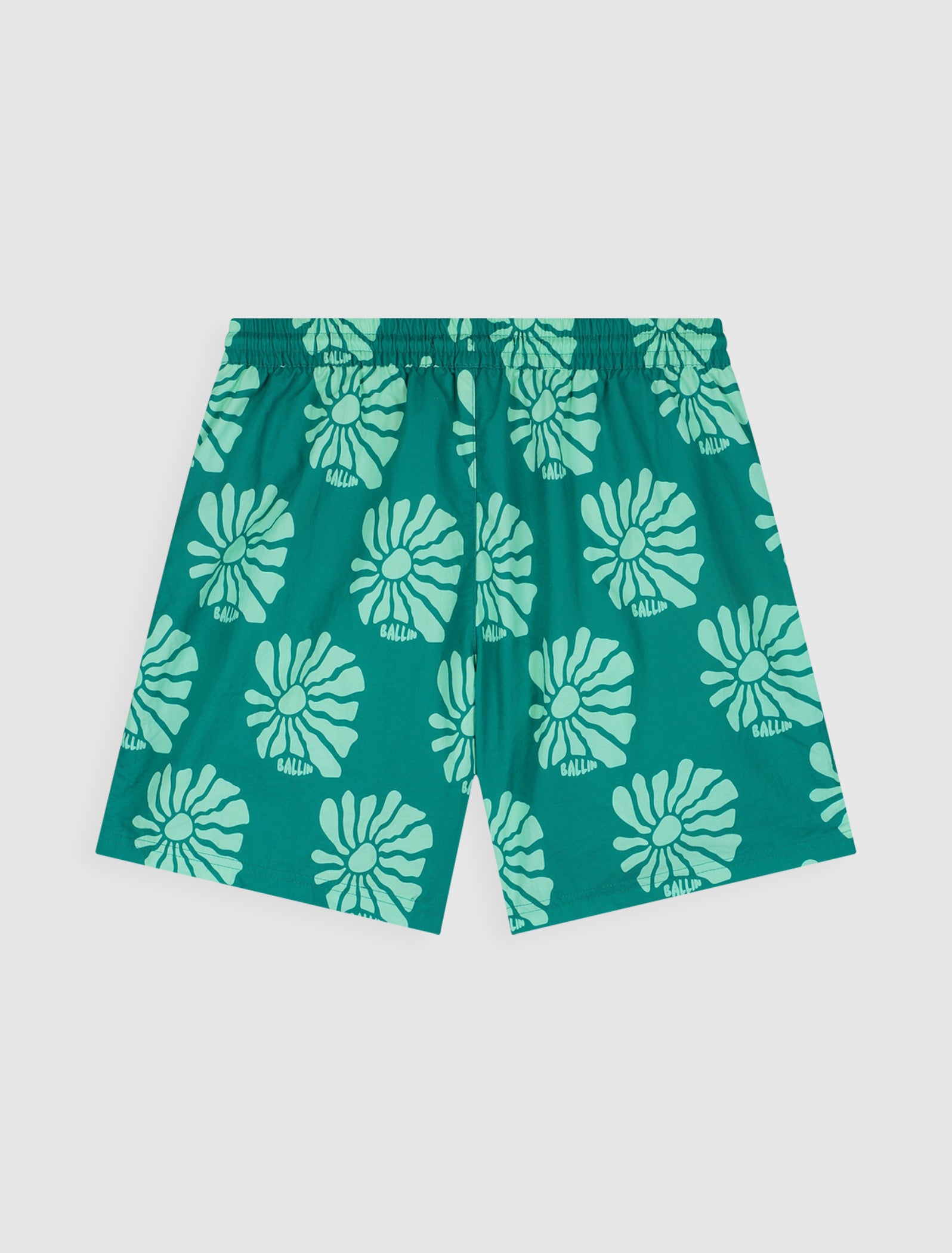 Junior Sunshine AOP Swim Shorts | Green
