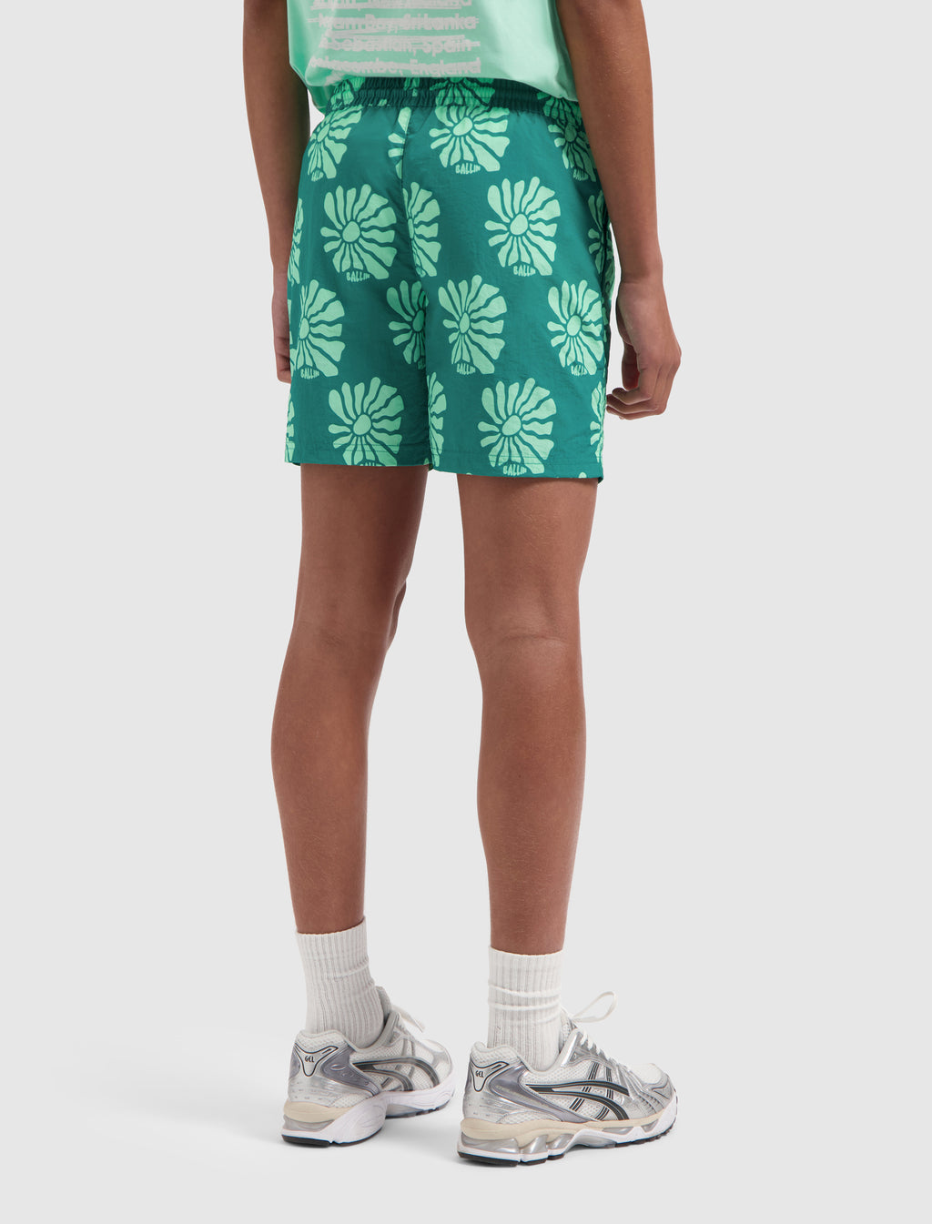 Junior Sunshine AOP Swim Shorts | Green