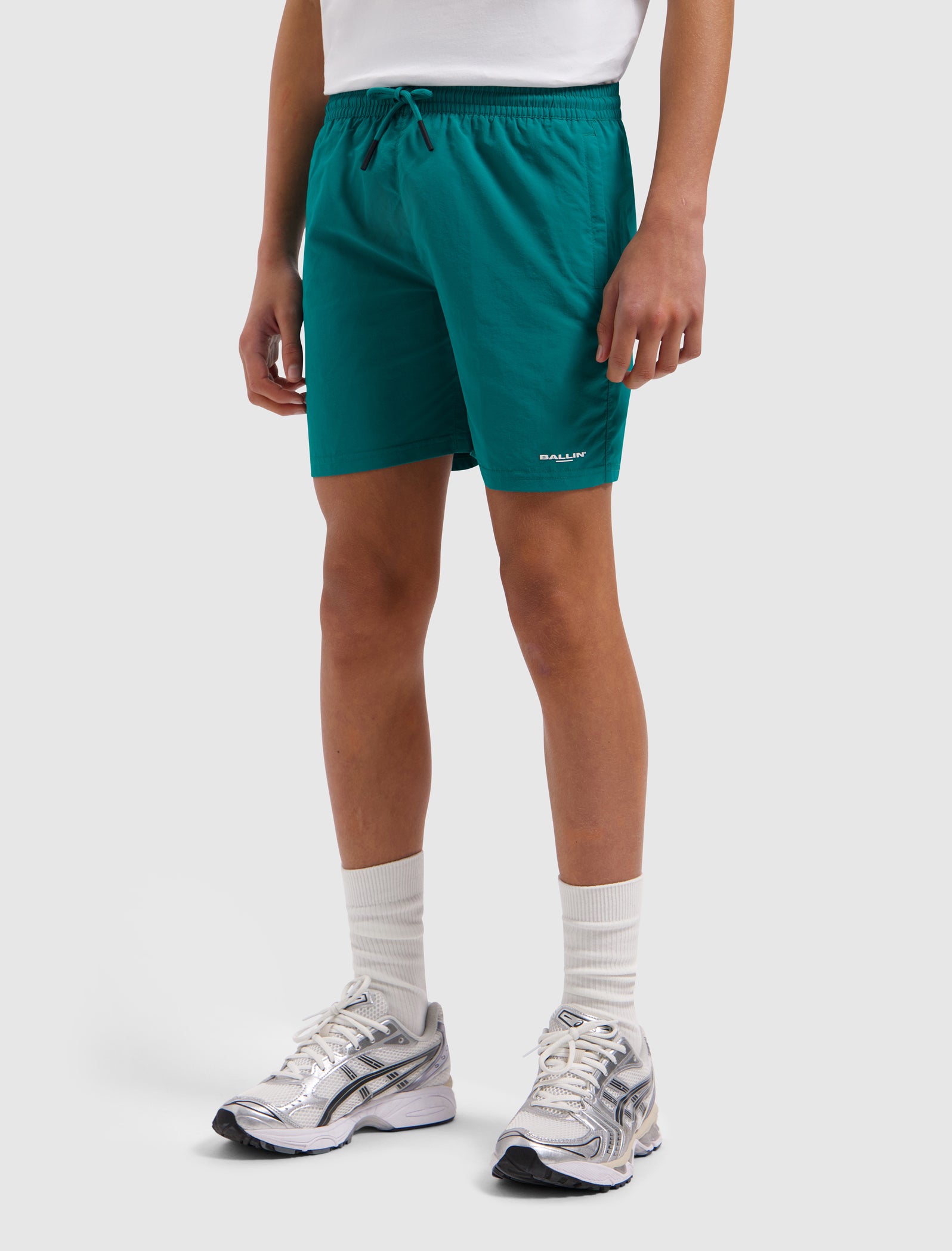 Junior Logo Swim shorts | Green