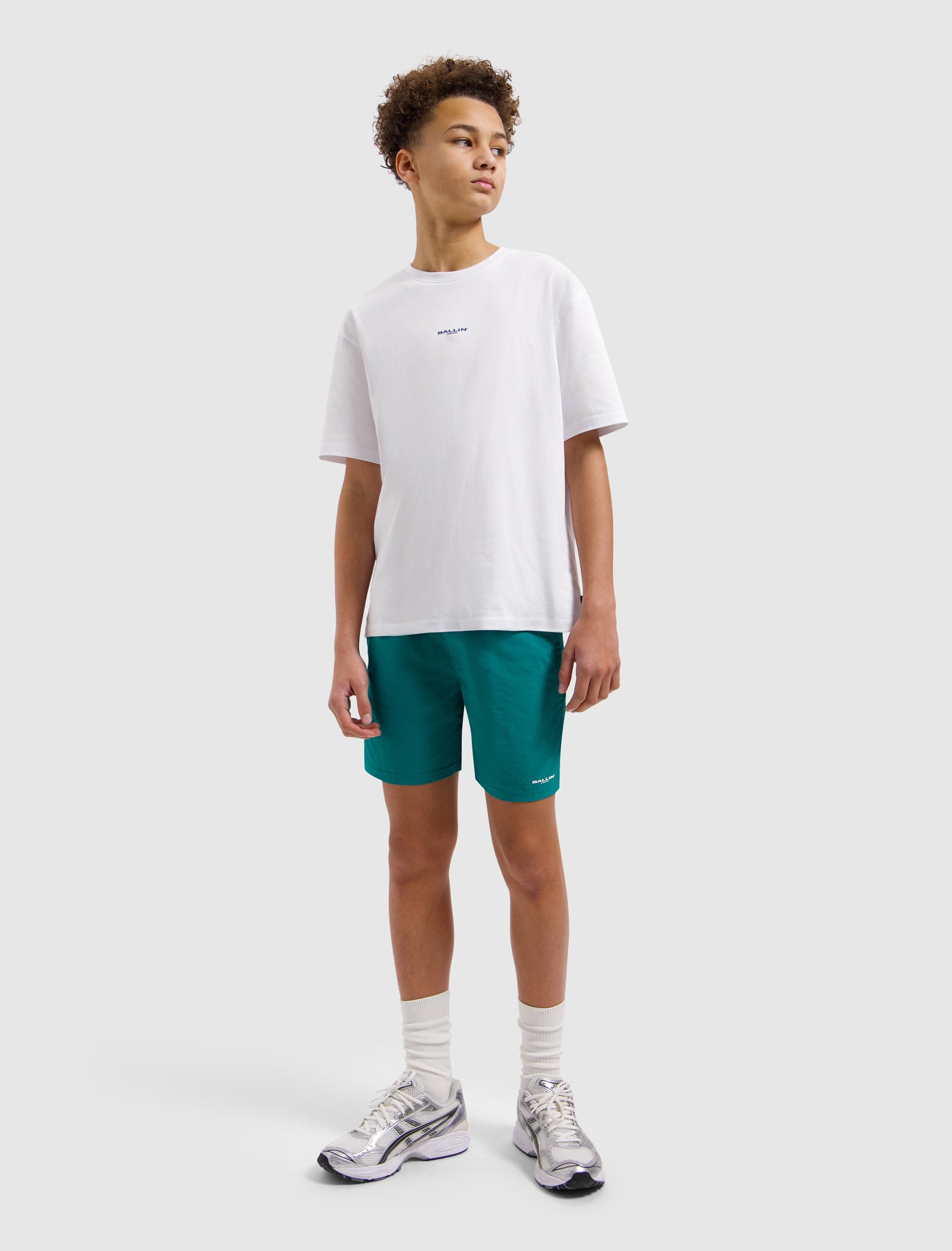 Junior Logo Swim shorts | Green