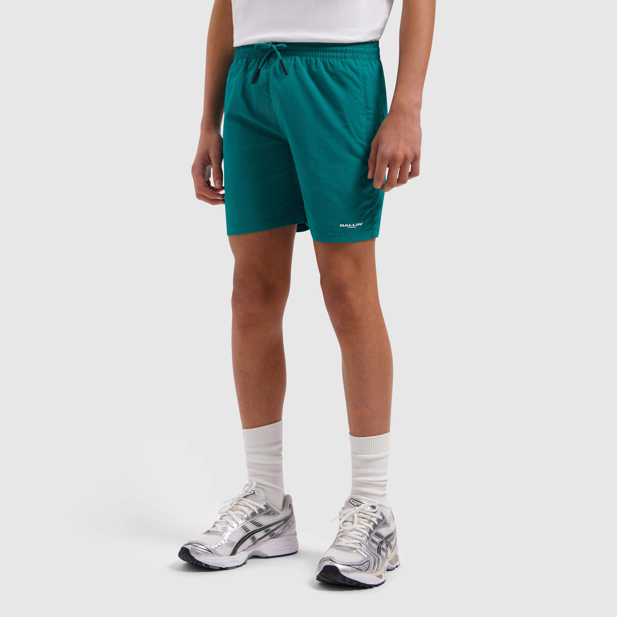 Junior Logo Swim shorts | Green
