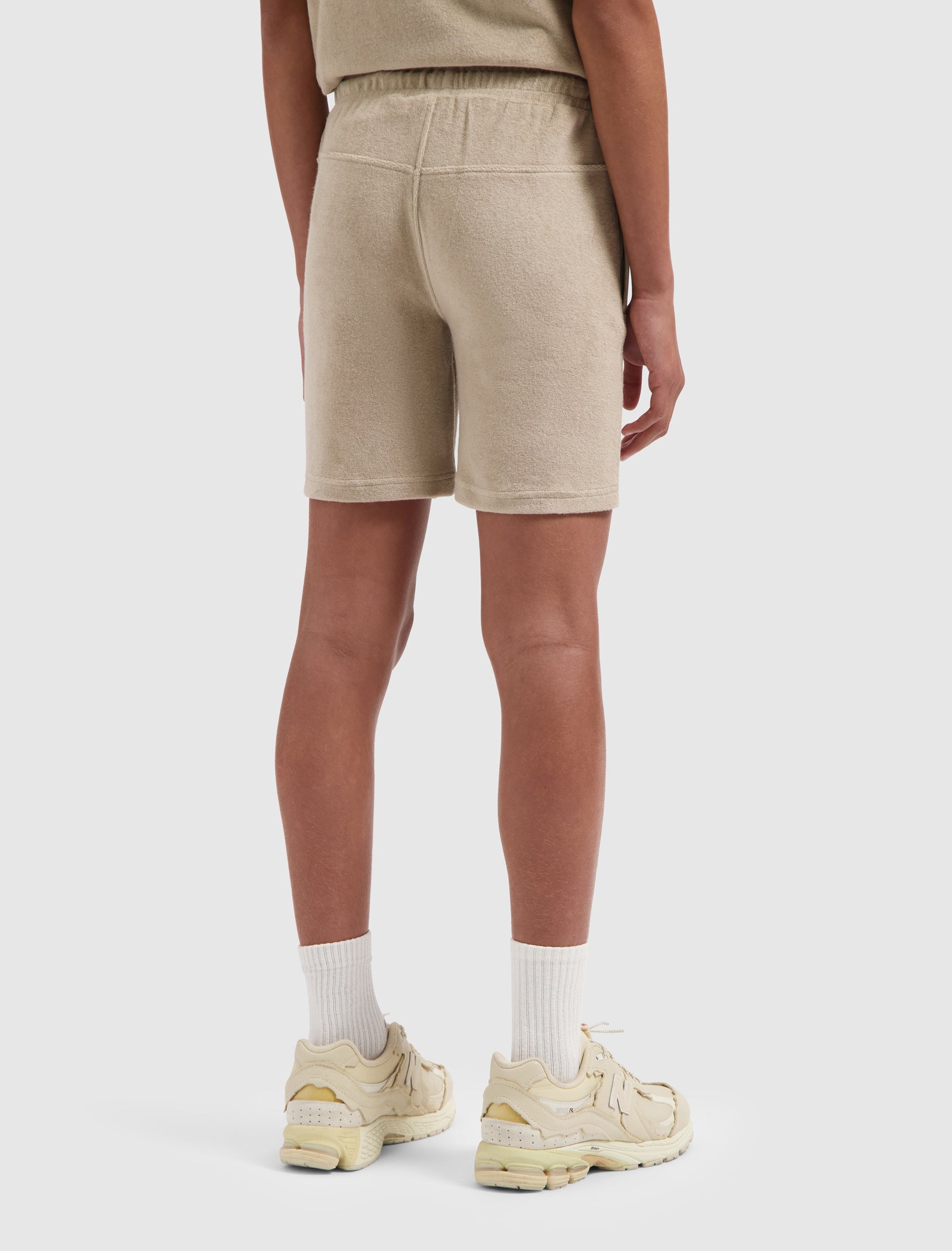 Junior Terry Logo Short | Taupe