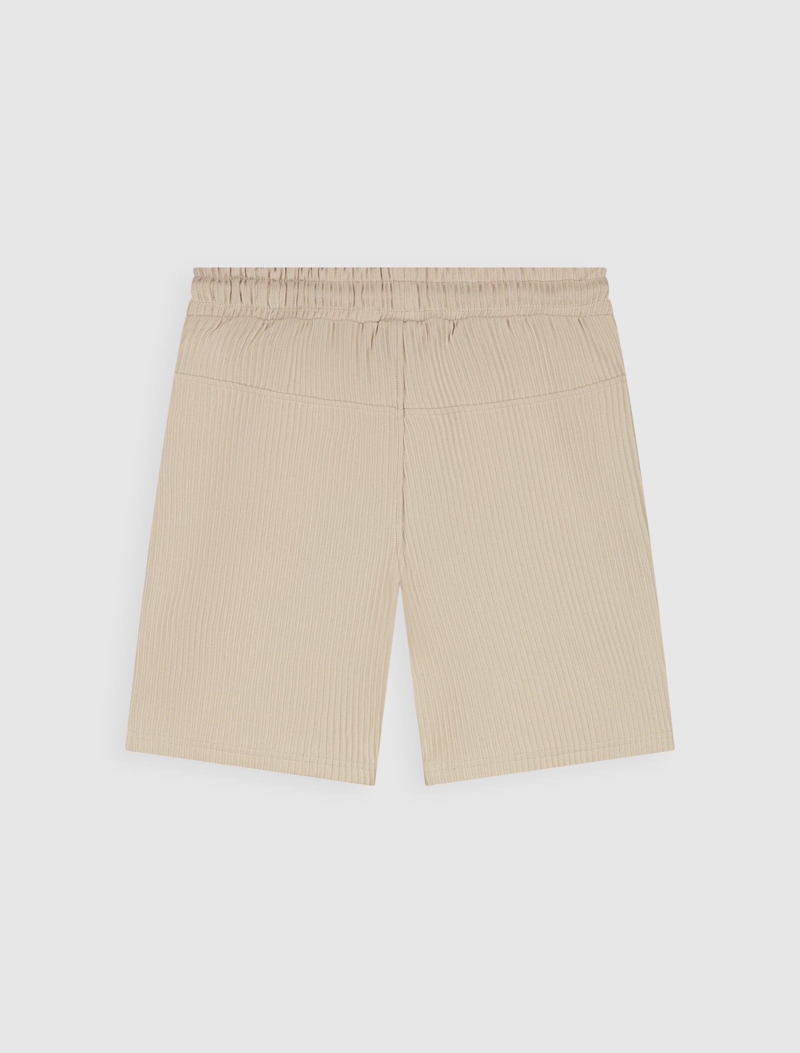 Junior Vertical Stripes Short | Taupe