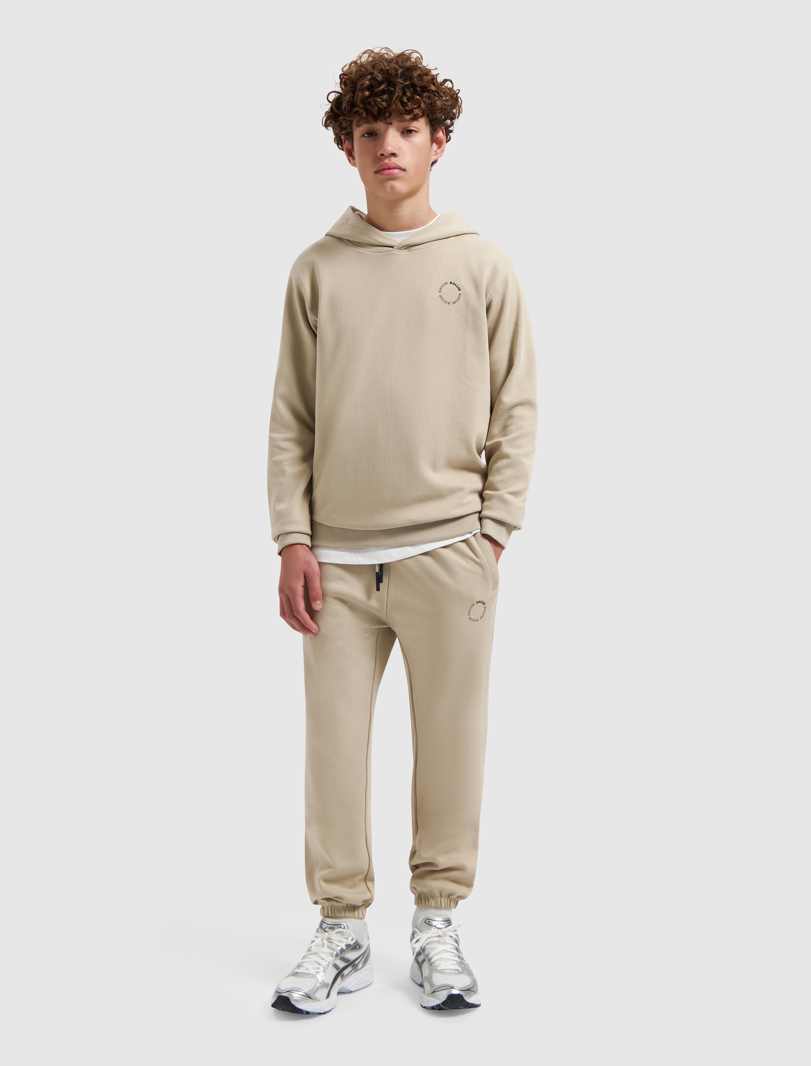 Junior Circle Logo Pants | Taupe