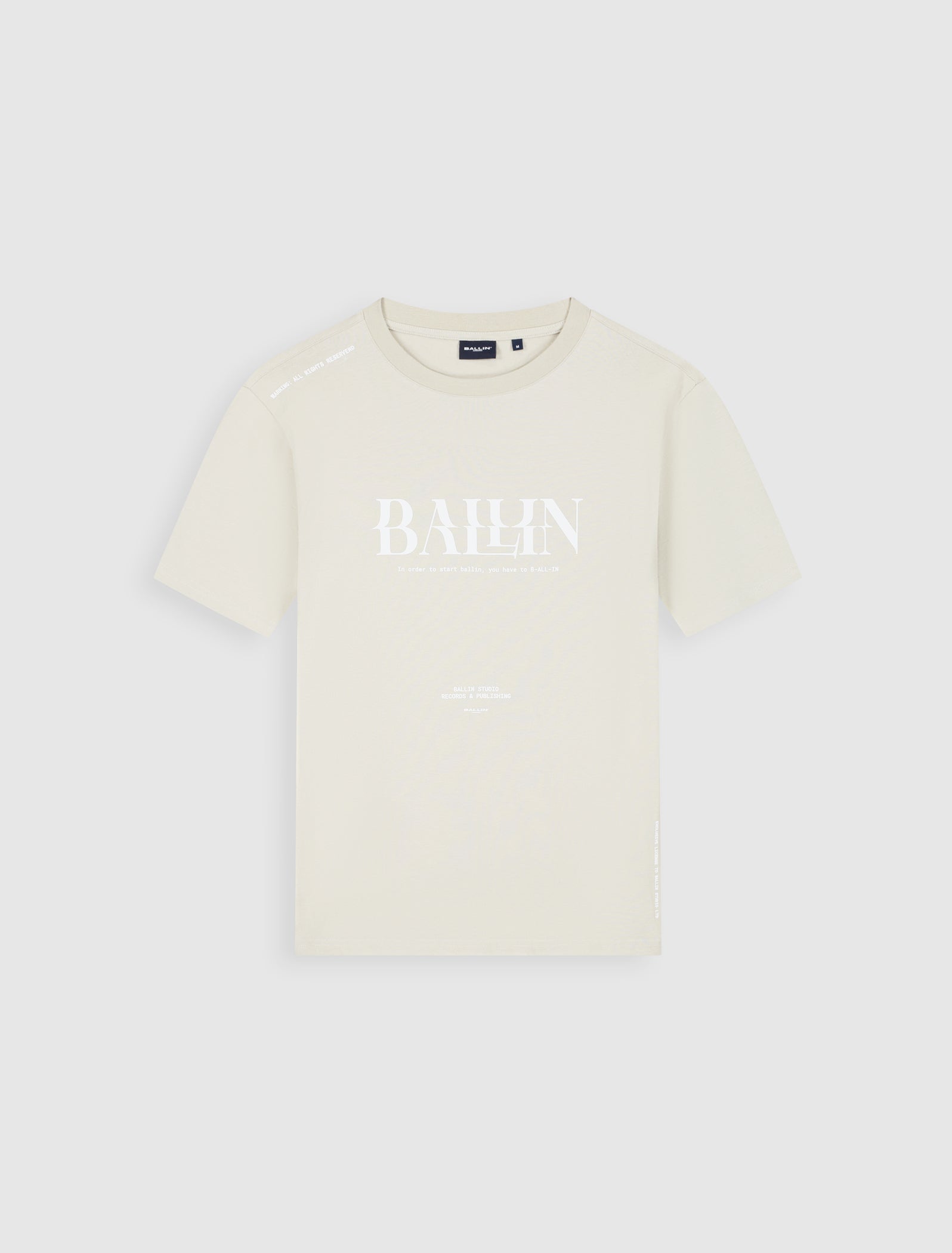 Glitch Logo T-shirt | Taupe