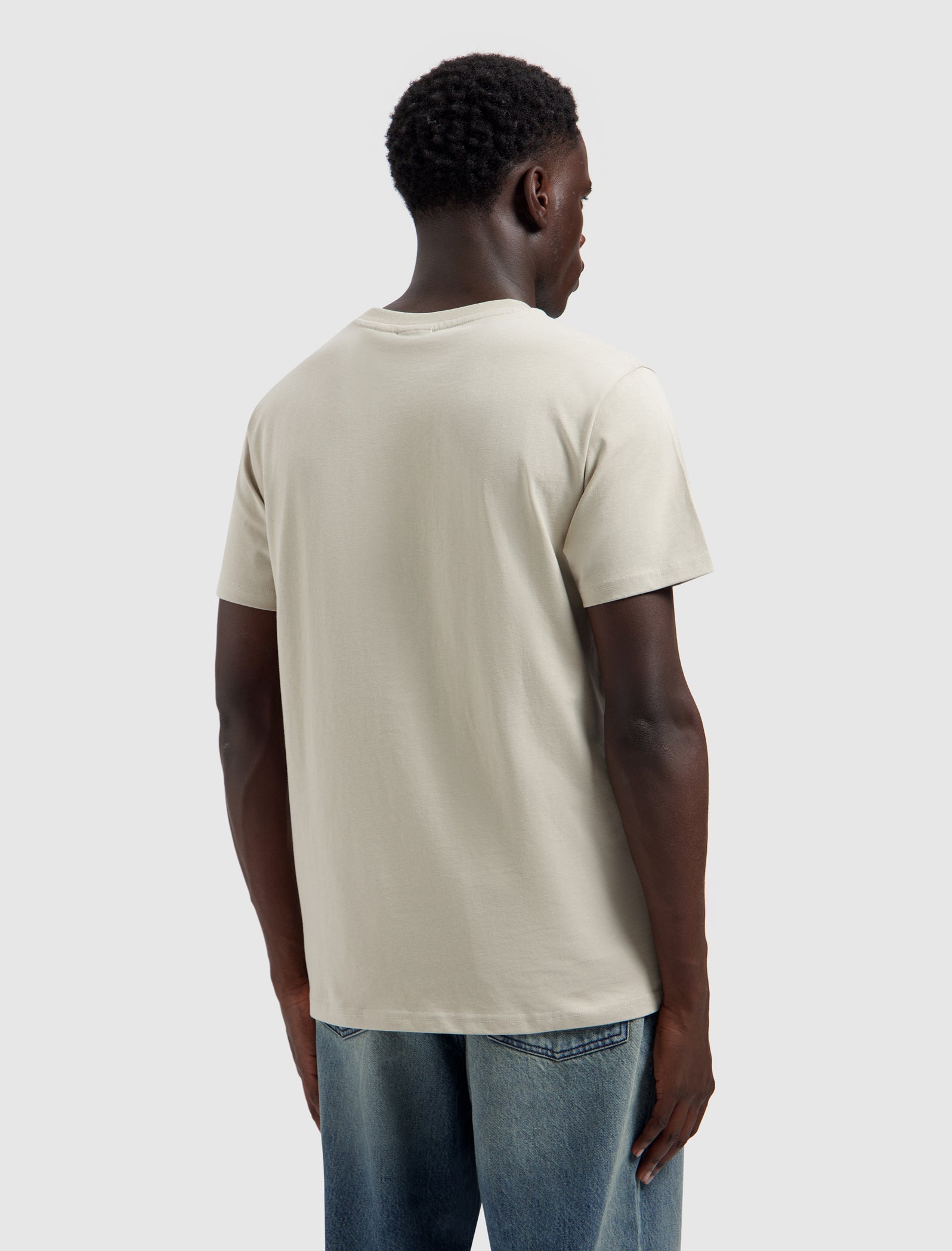 Glitch Logo T-shirt | Taupe