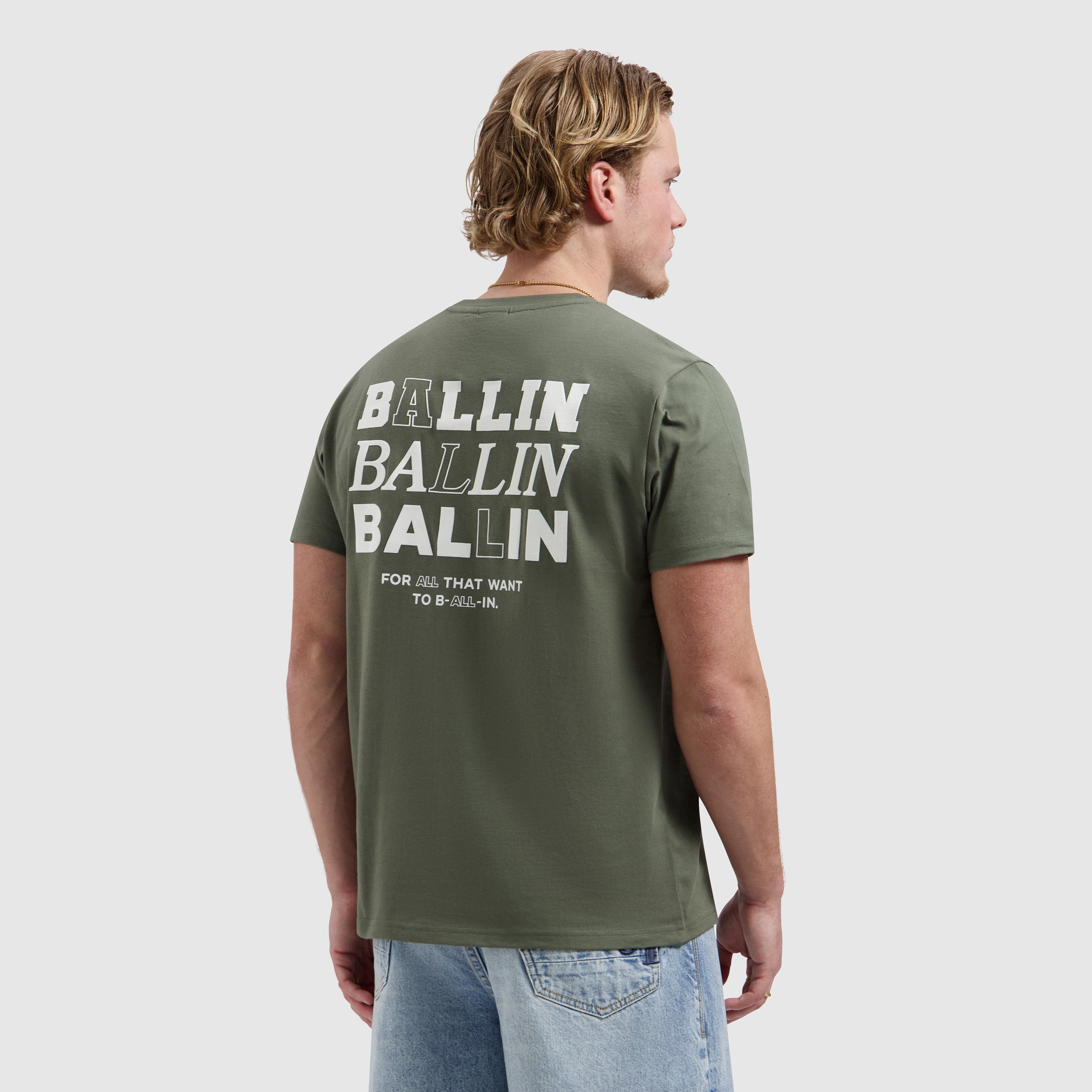 Stacked Logo T-shirt | Dark Army