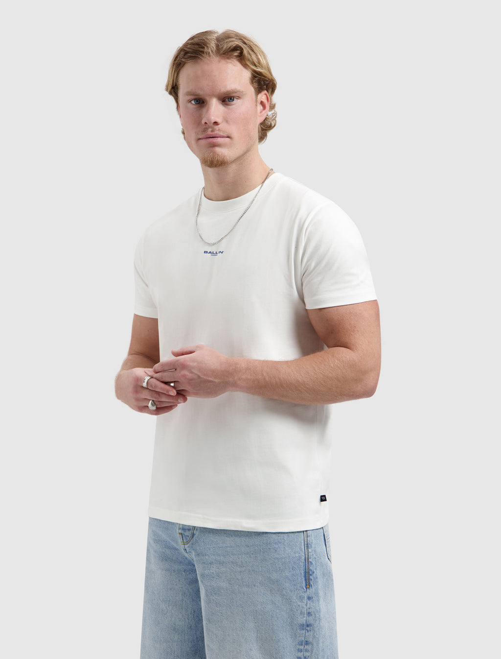 Stacked Logo T-shirt | Off White