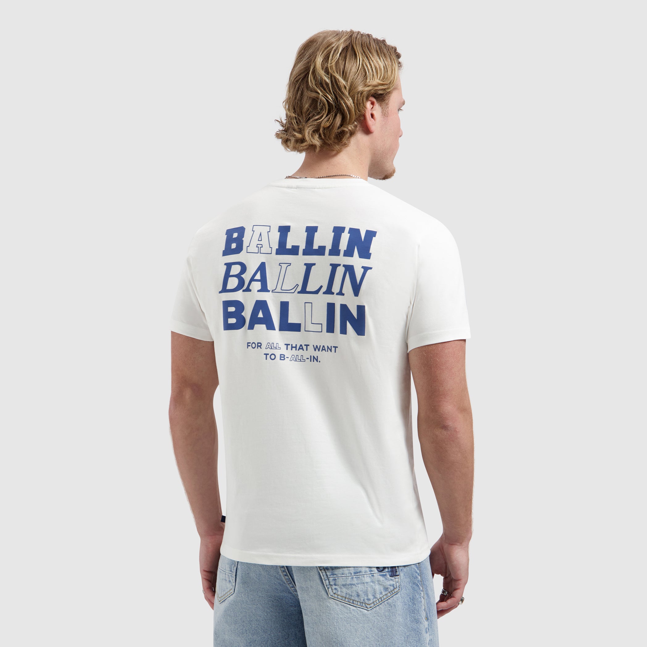 Stacked Logo T-shirt | Off White