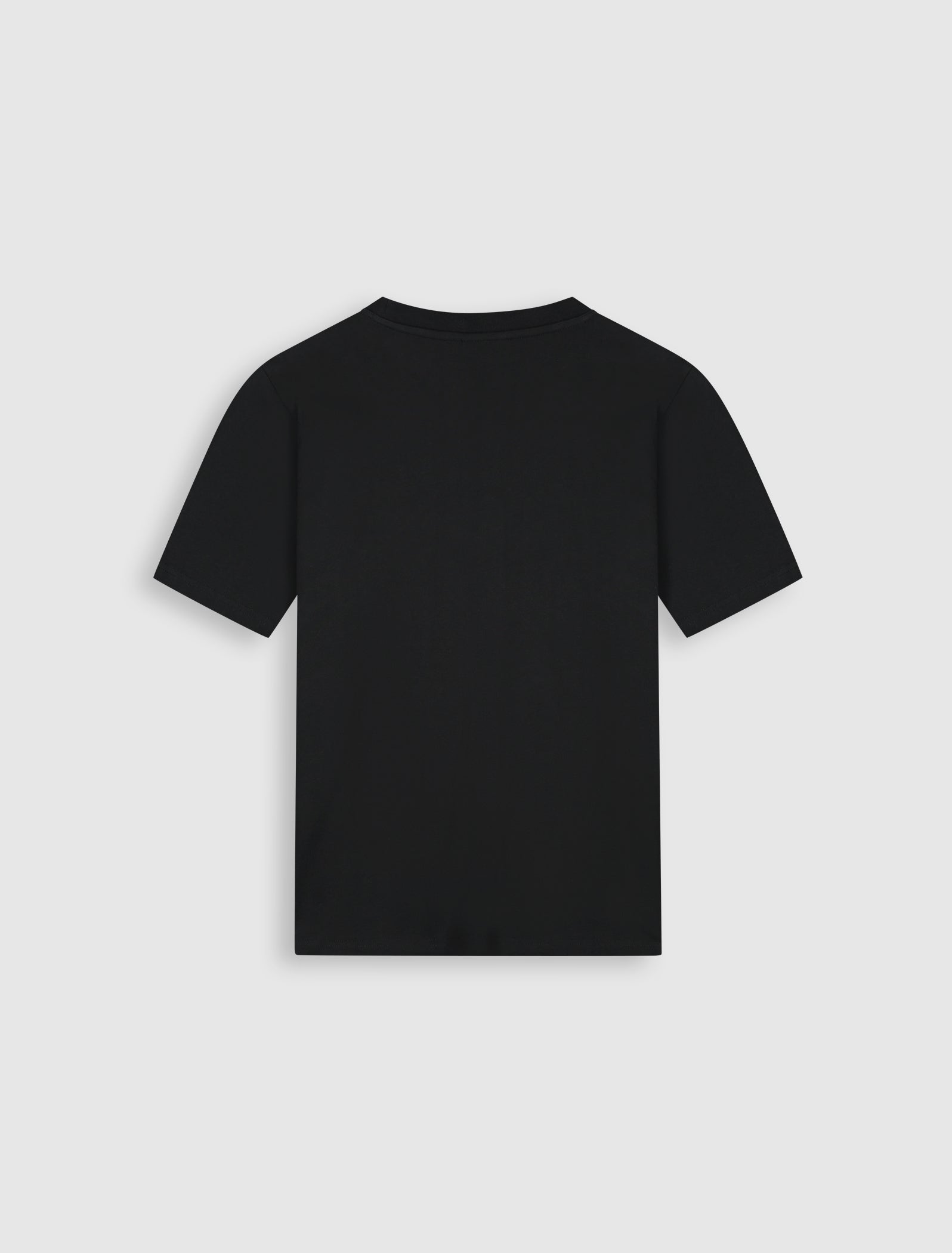 Folded Sticker Logo T-shirt | Black