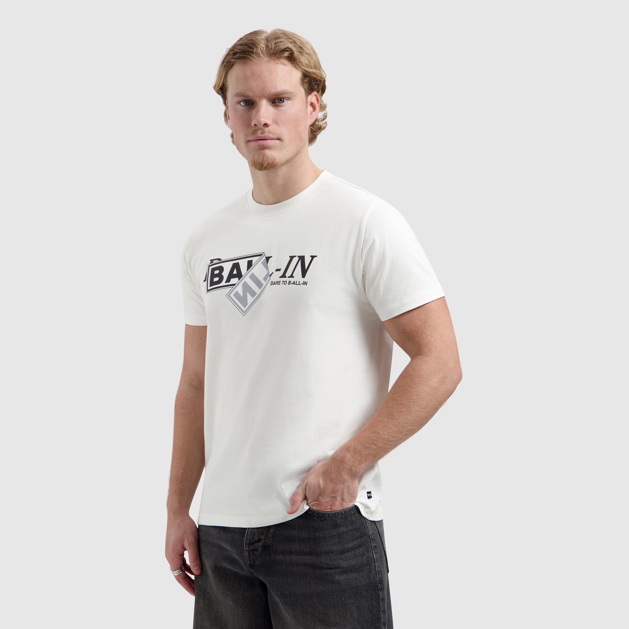 Folded Sticker Logo T-shirt | Off White