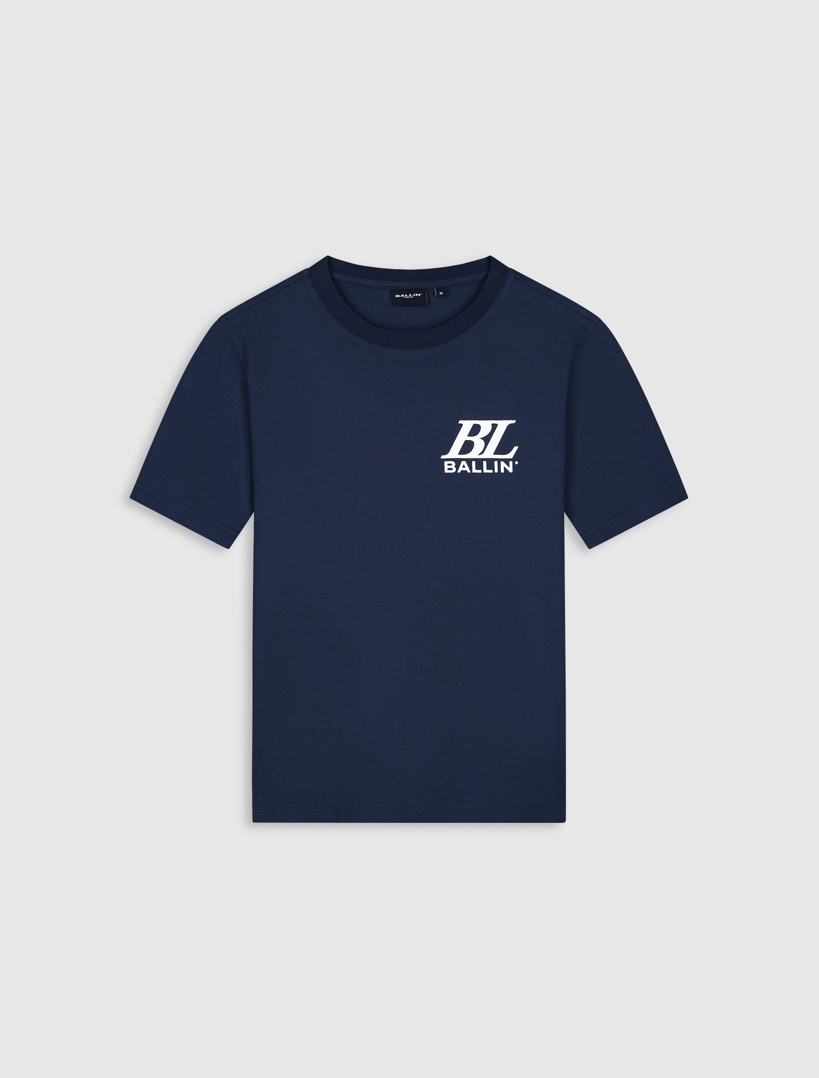 Monogram Spray Logo T-shirt | Navy