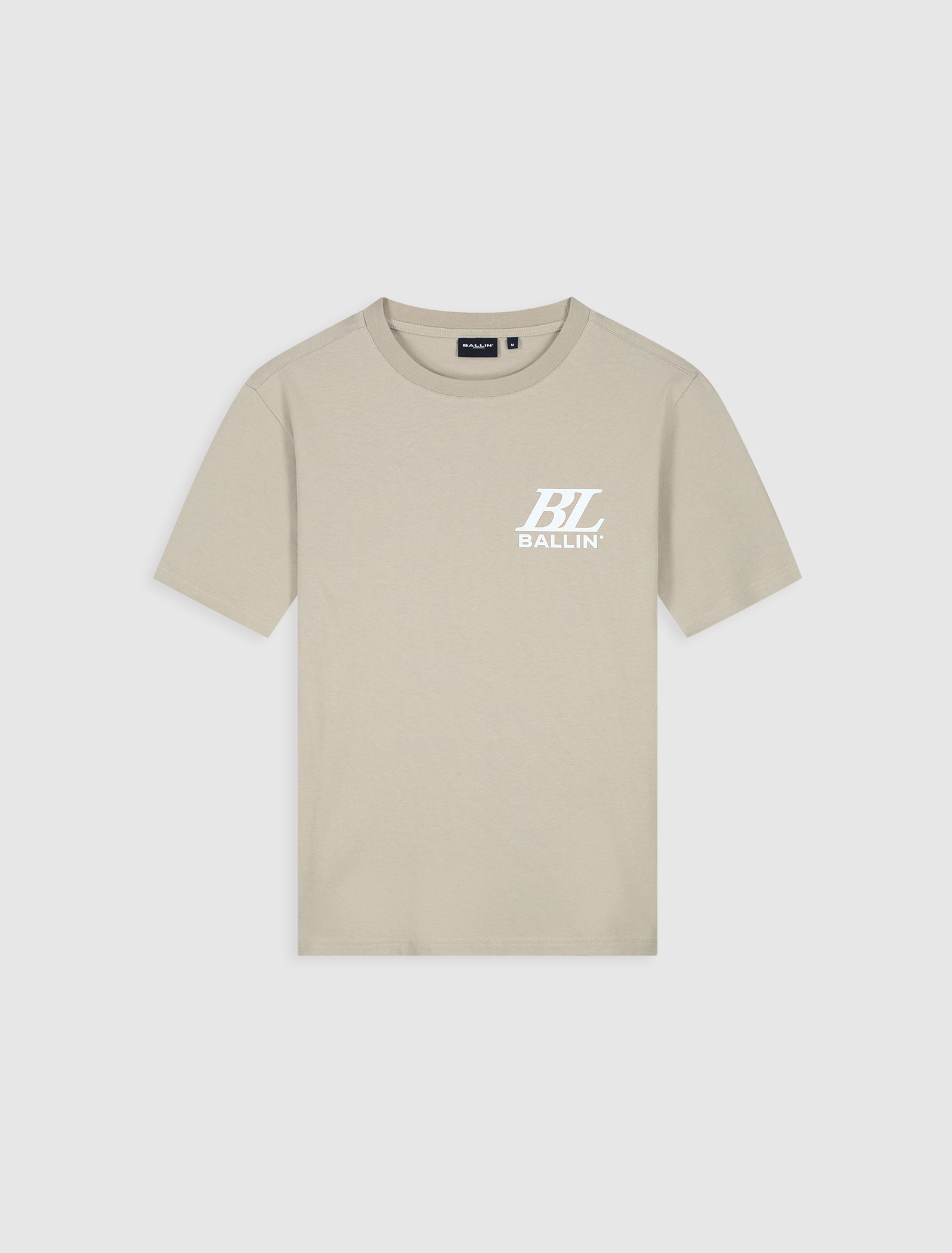 Monogram Spray Logo T-shirt | Taupe