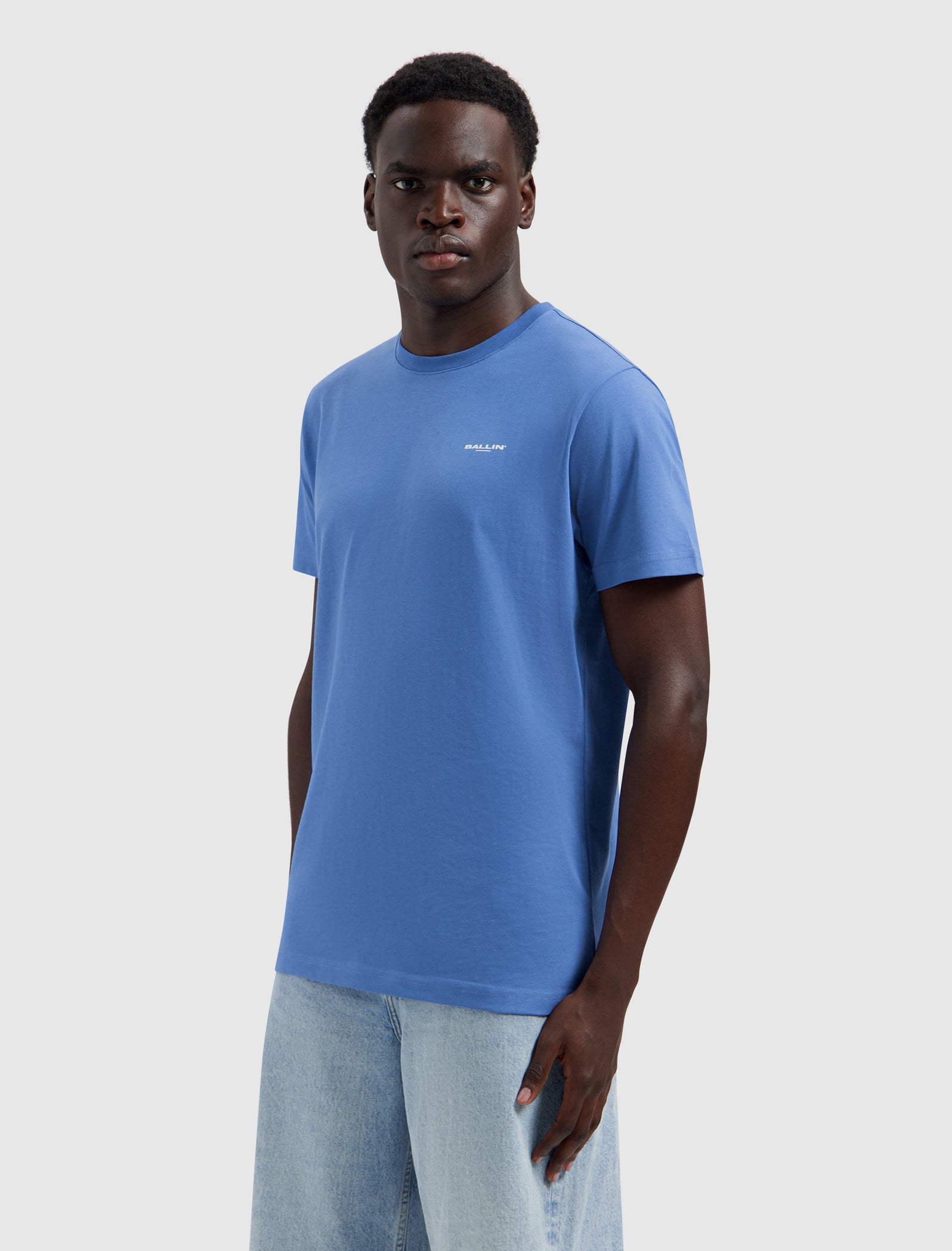 Alright Hear This T-shirt | Faded Cobalt