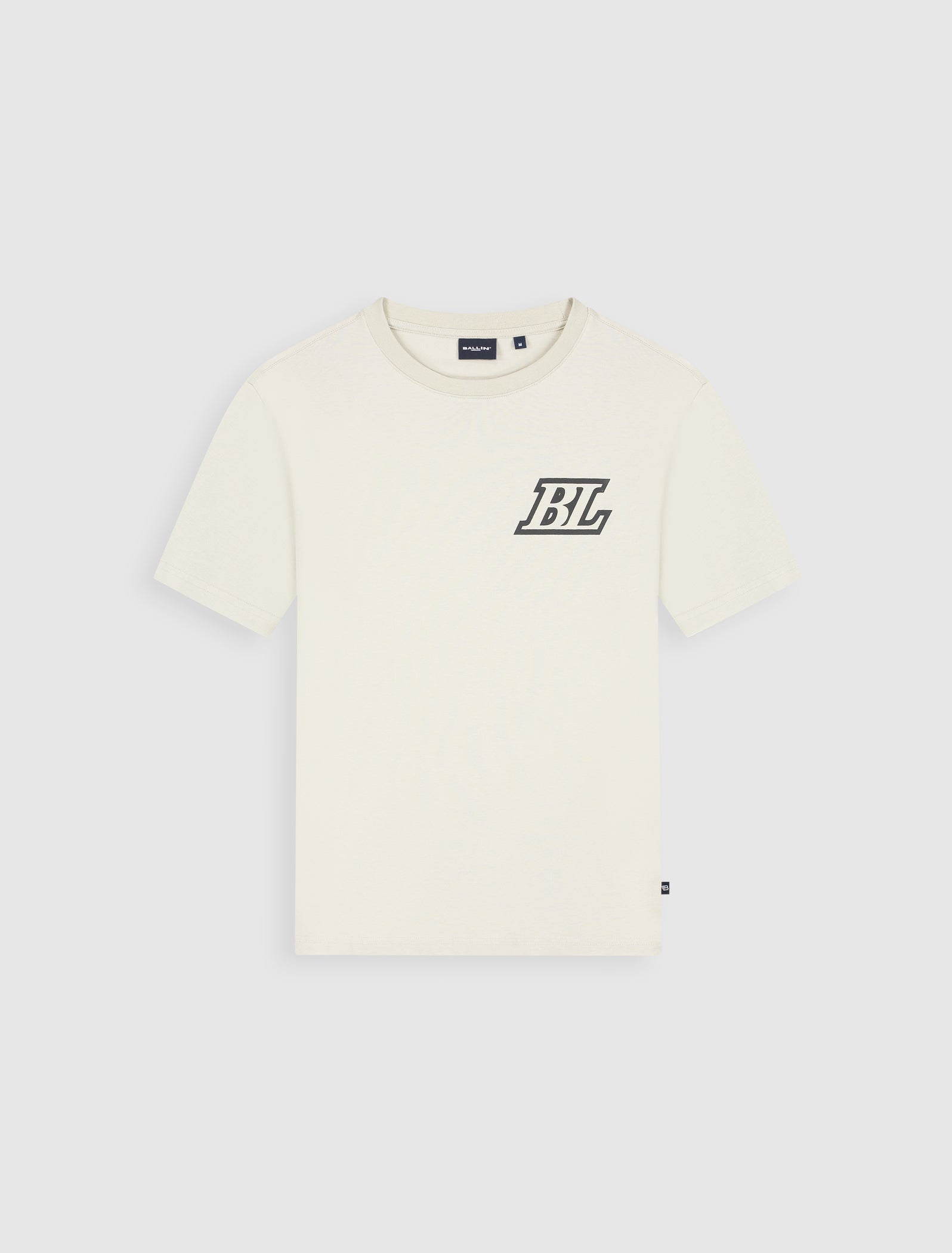 Stacked Logo T-shirt | Taupe