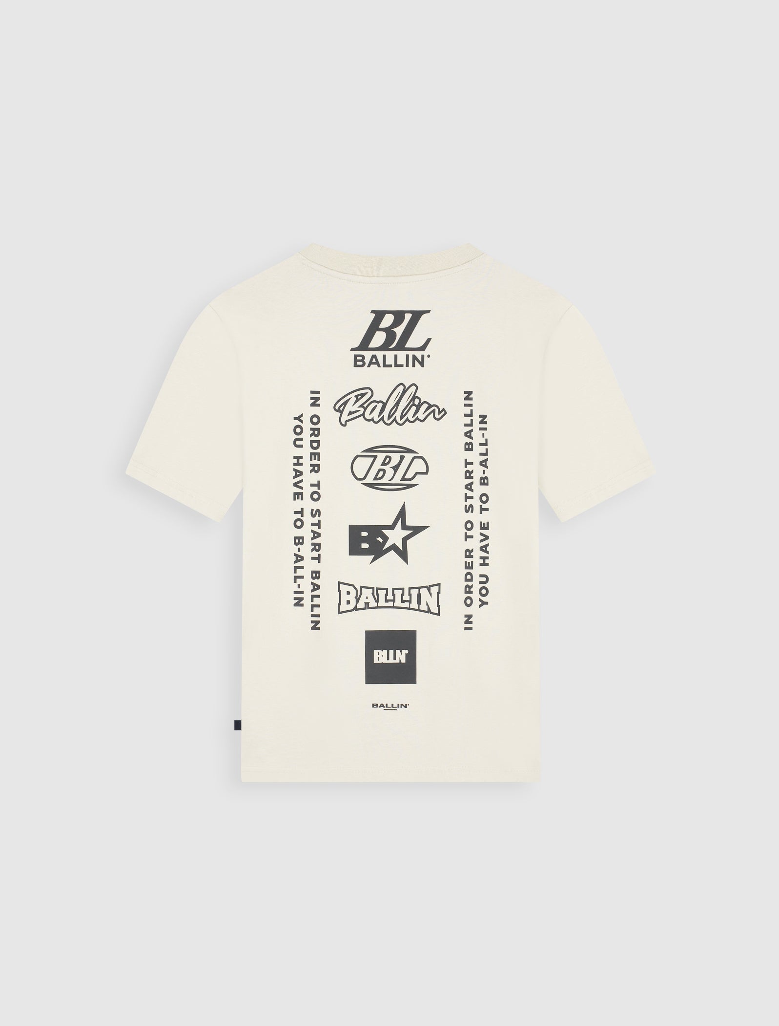Stacked Logo T-shirt | Taupe