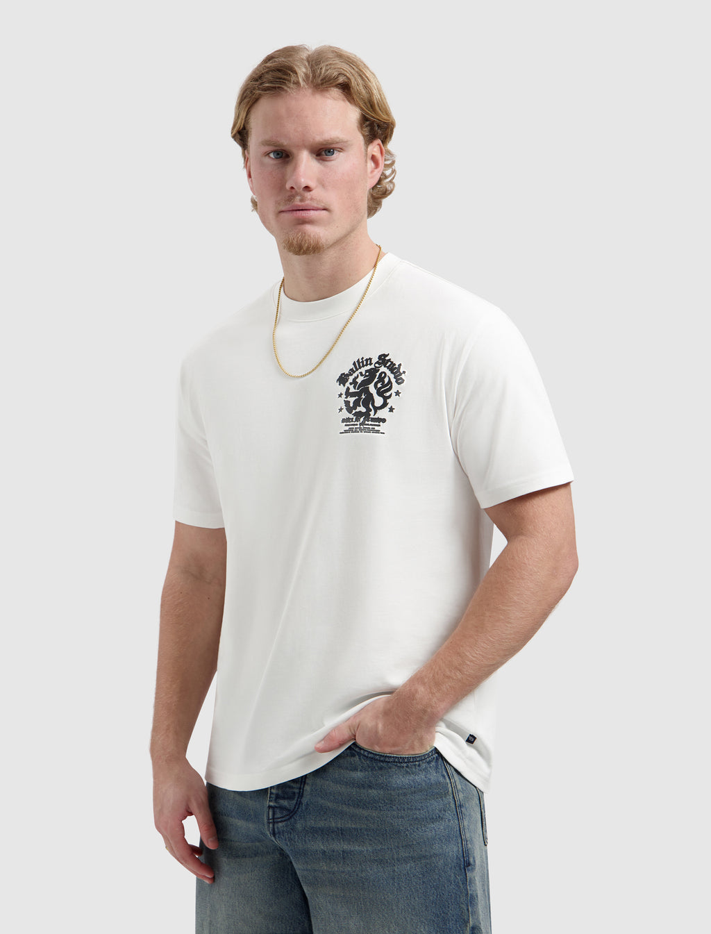Ballin Studio Emblem T-shirt | Off White