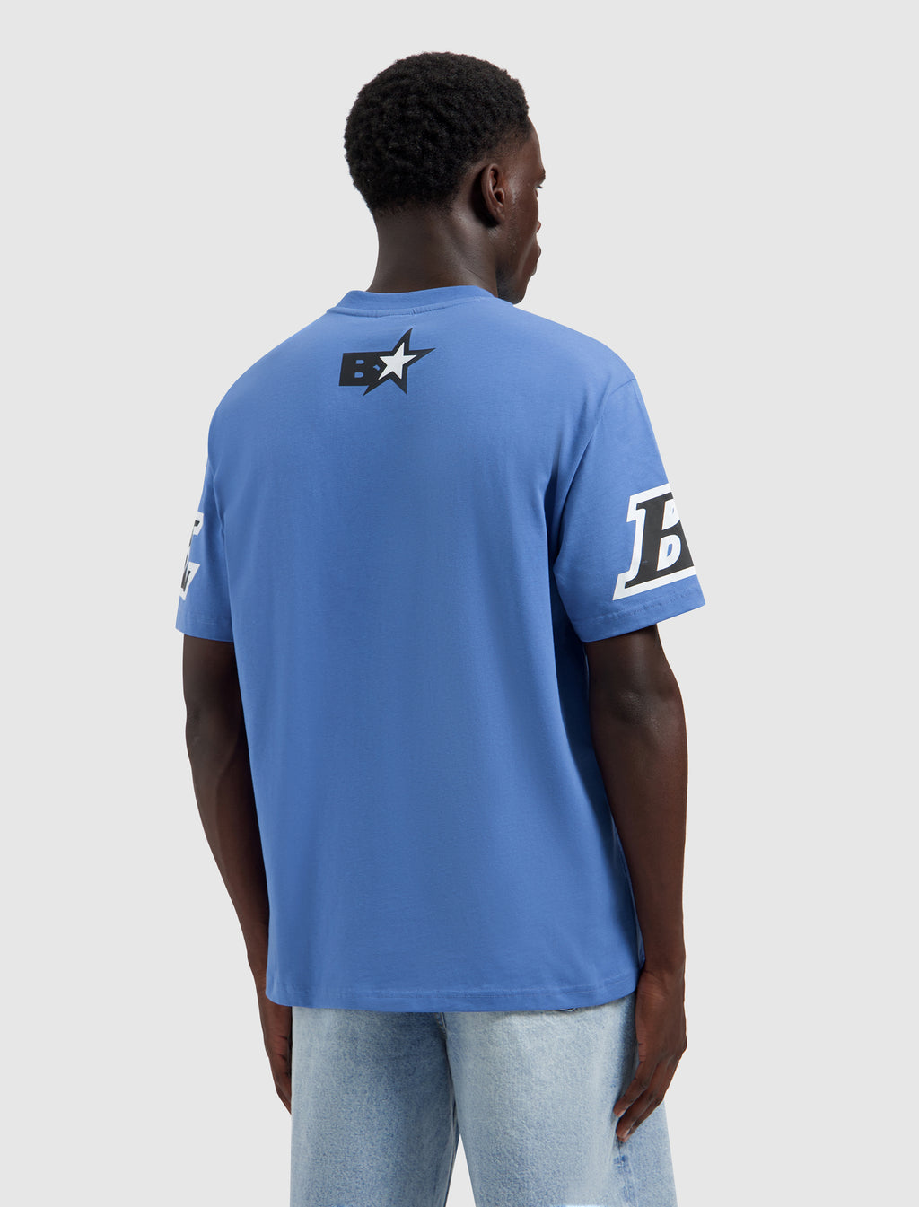 Racing Logo T-shirt | Faded Cobalt