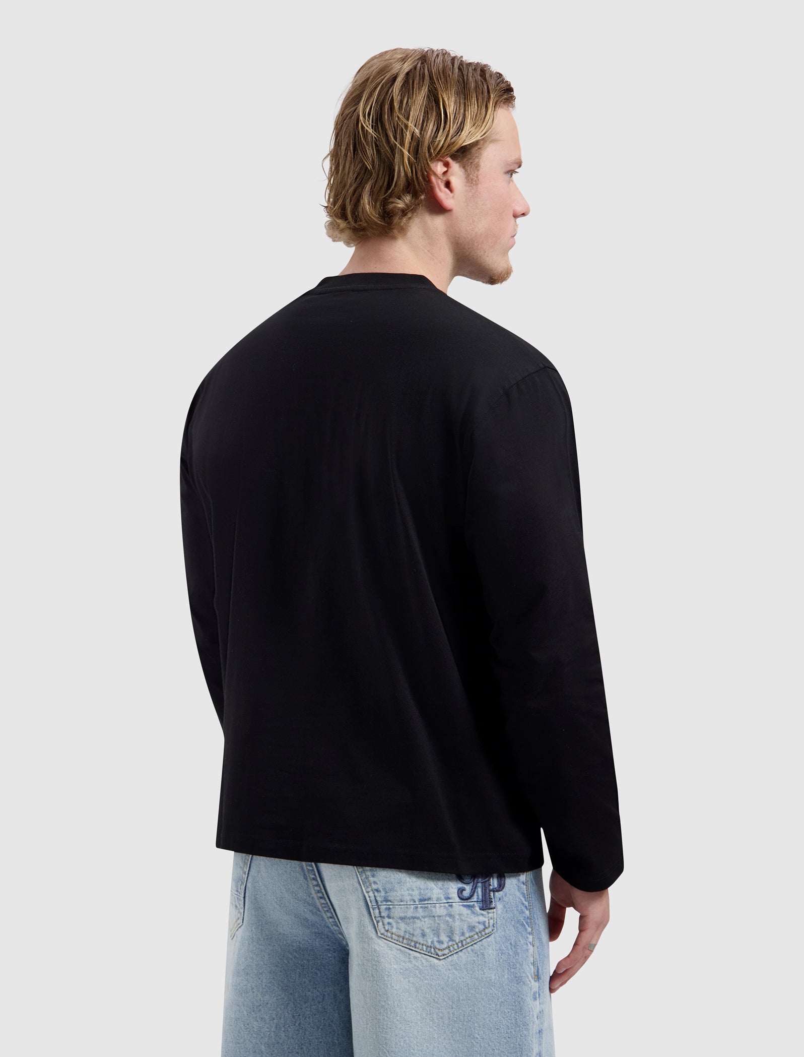 Monogram Star Longsleeve T-shirt | Black