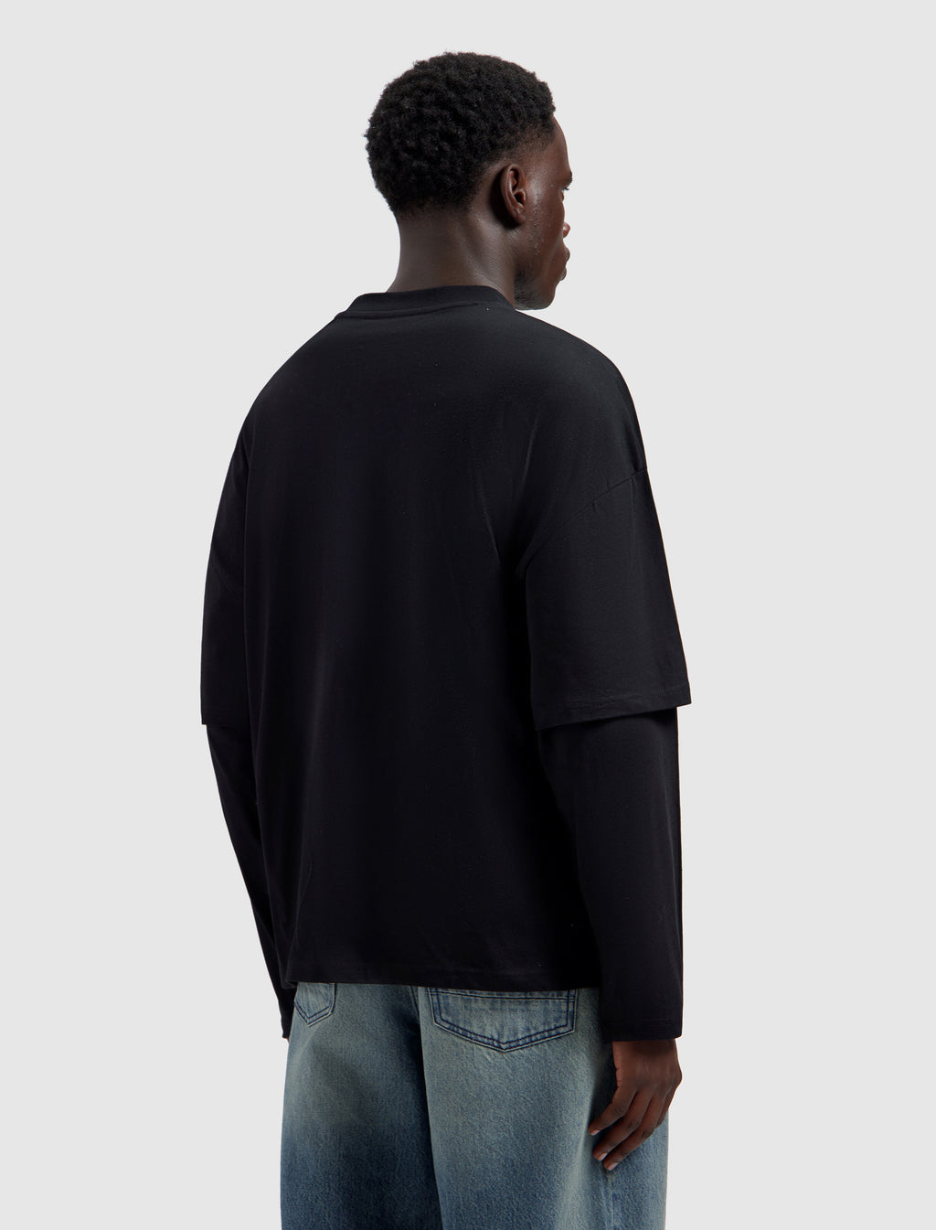 Ballin AMS Layered Longsleeve T-shirt | Black