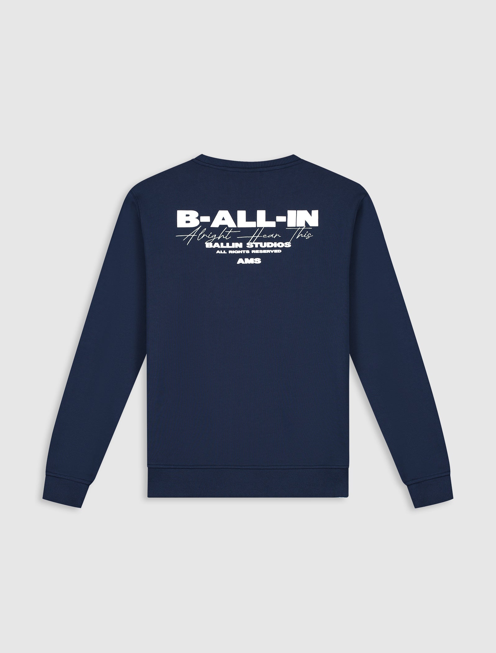 Alright Hear This Sweater | Navy