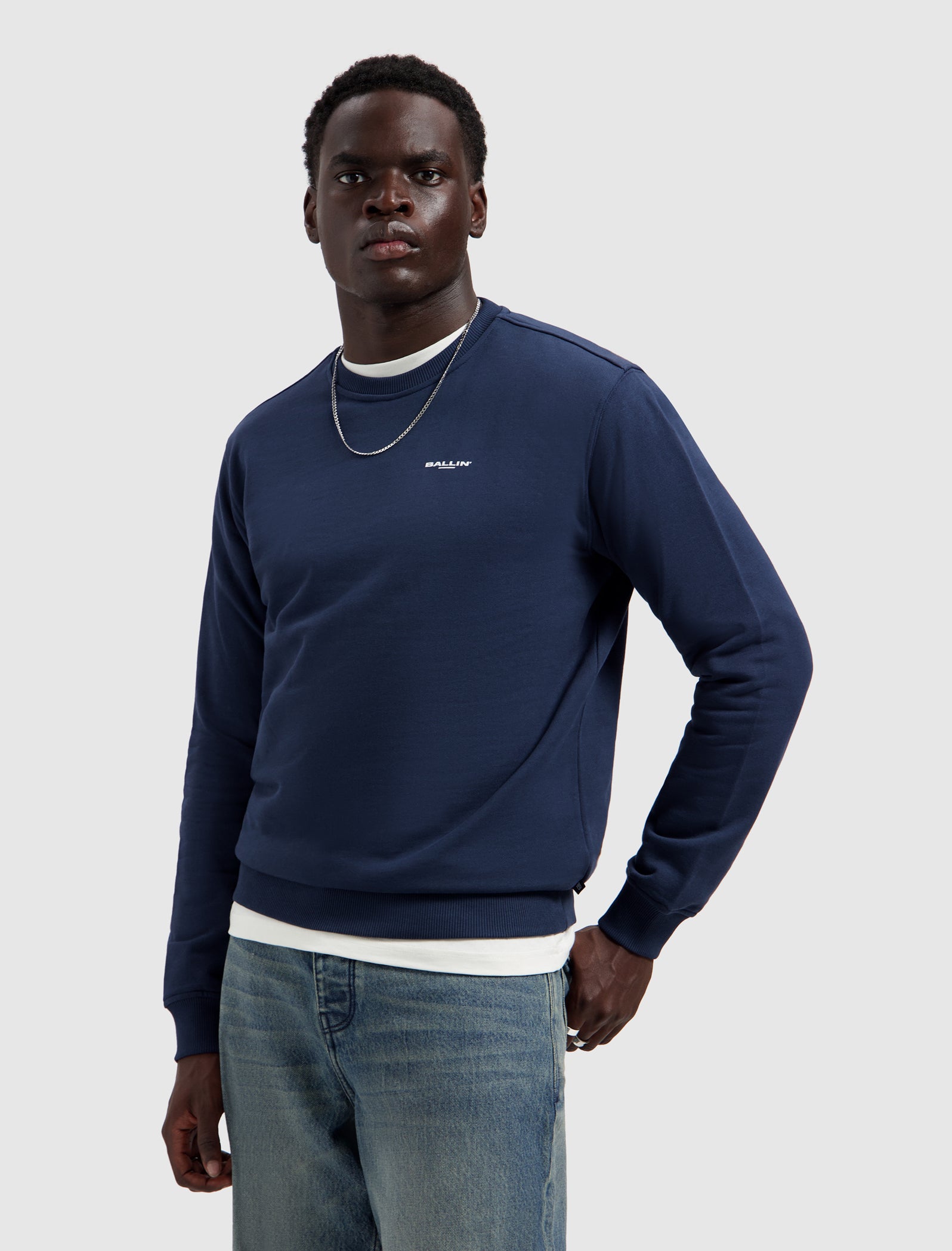 Alright Hear This Sweater | Navy