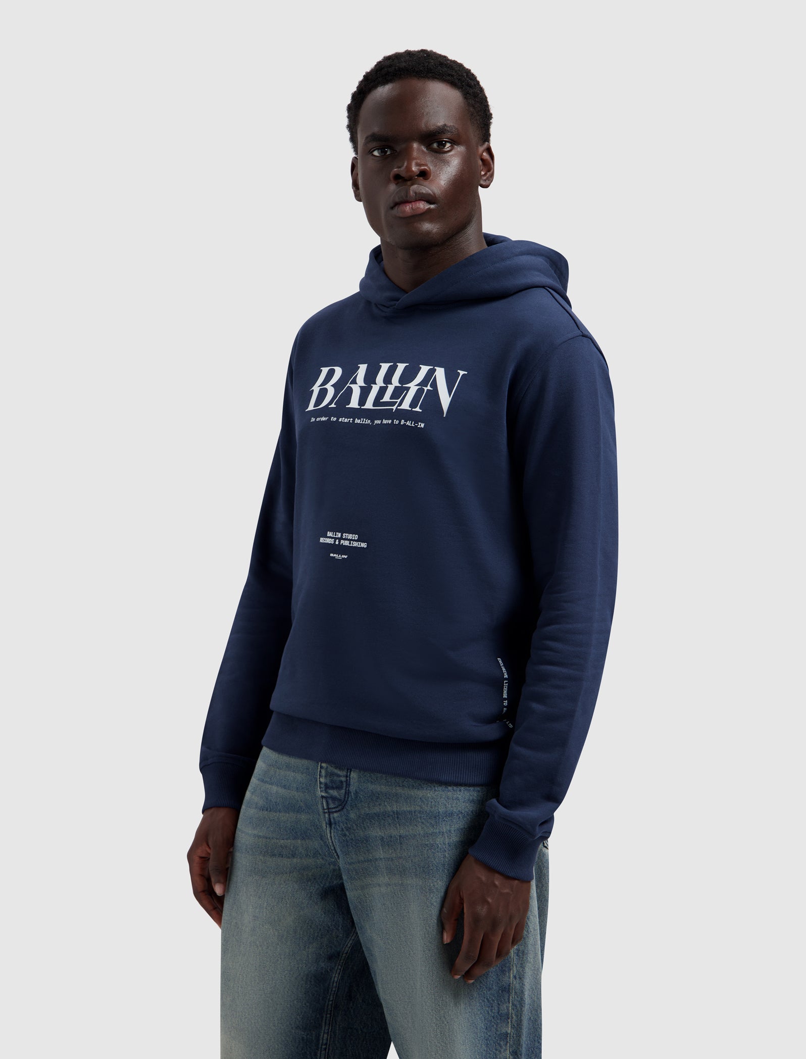 Glitch Logo Hoodie | Navy