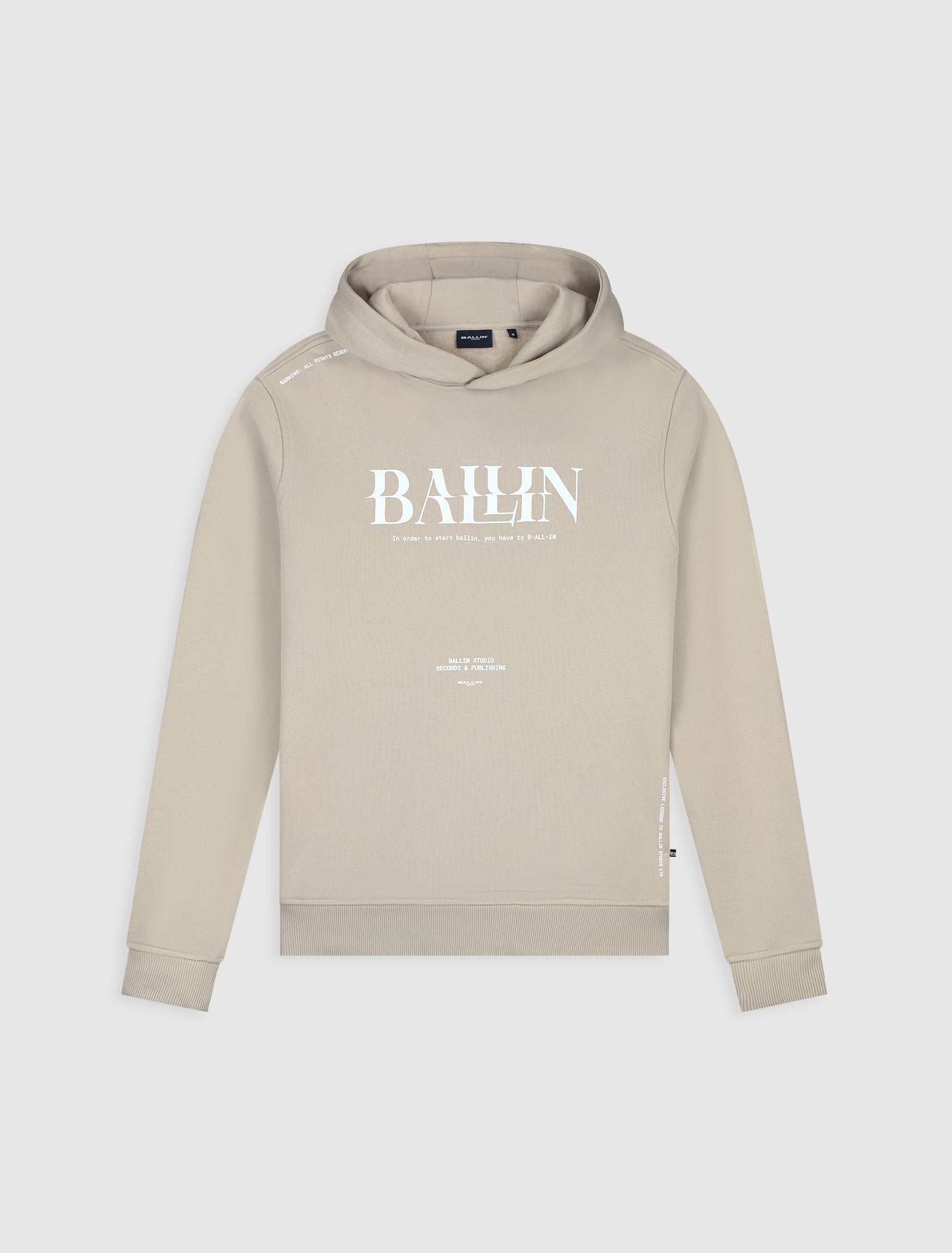 Glitch Logo Hoodie | Taupe