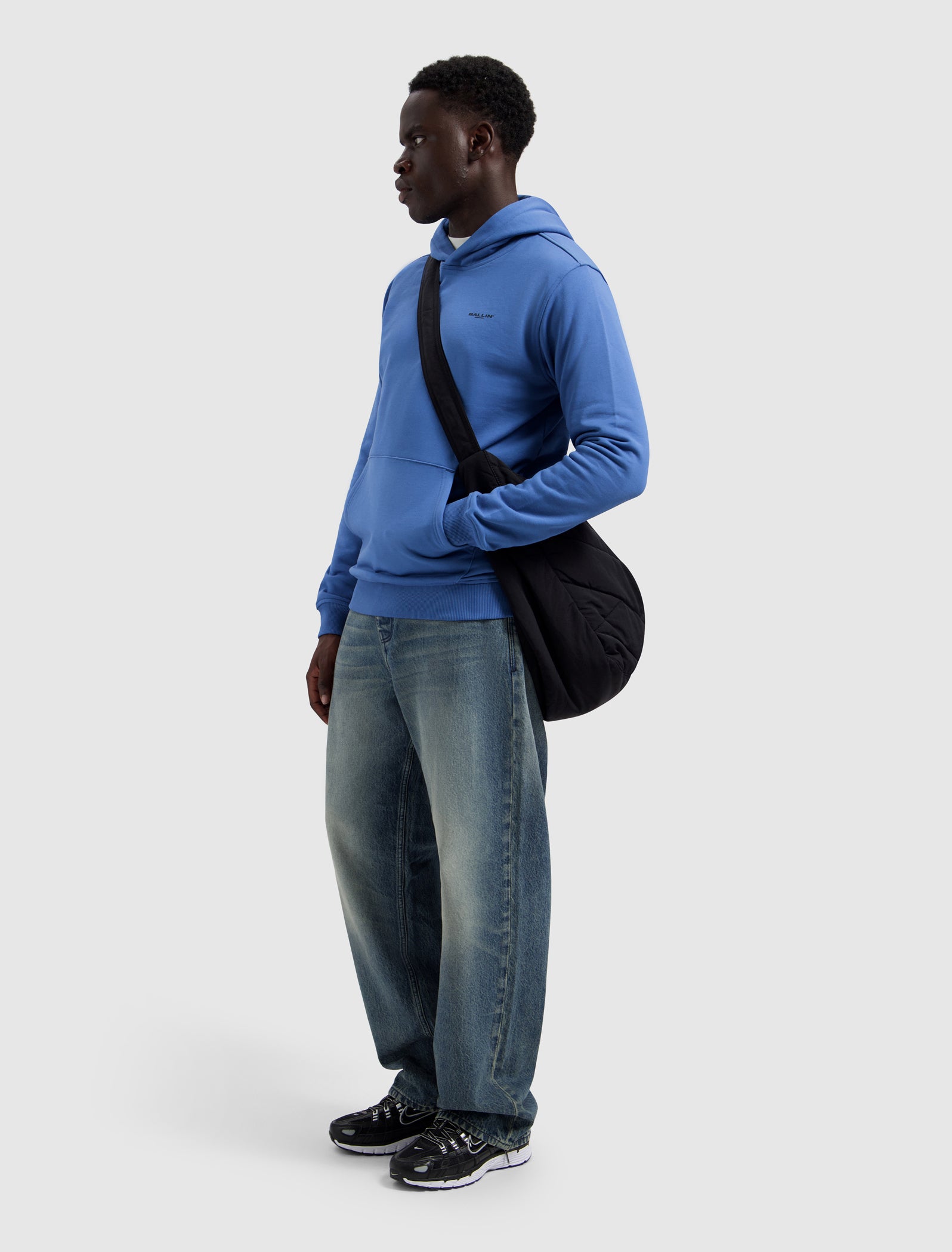 Records & Publishing Hoodie | Faded Cobalt