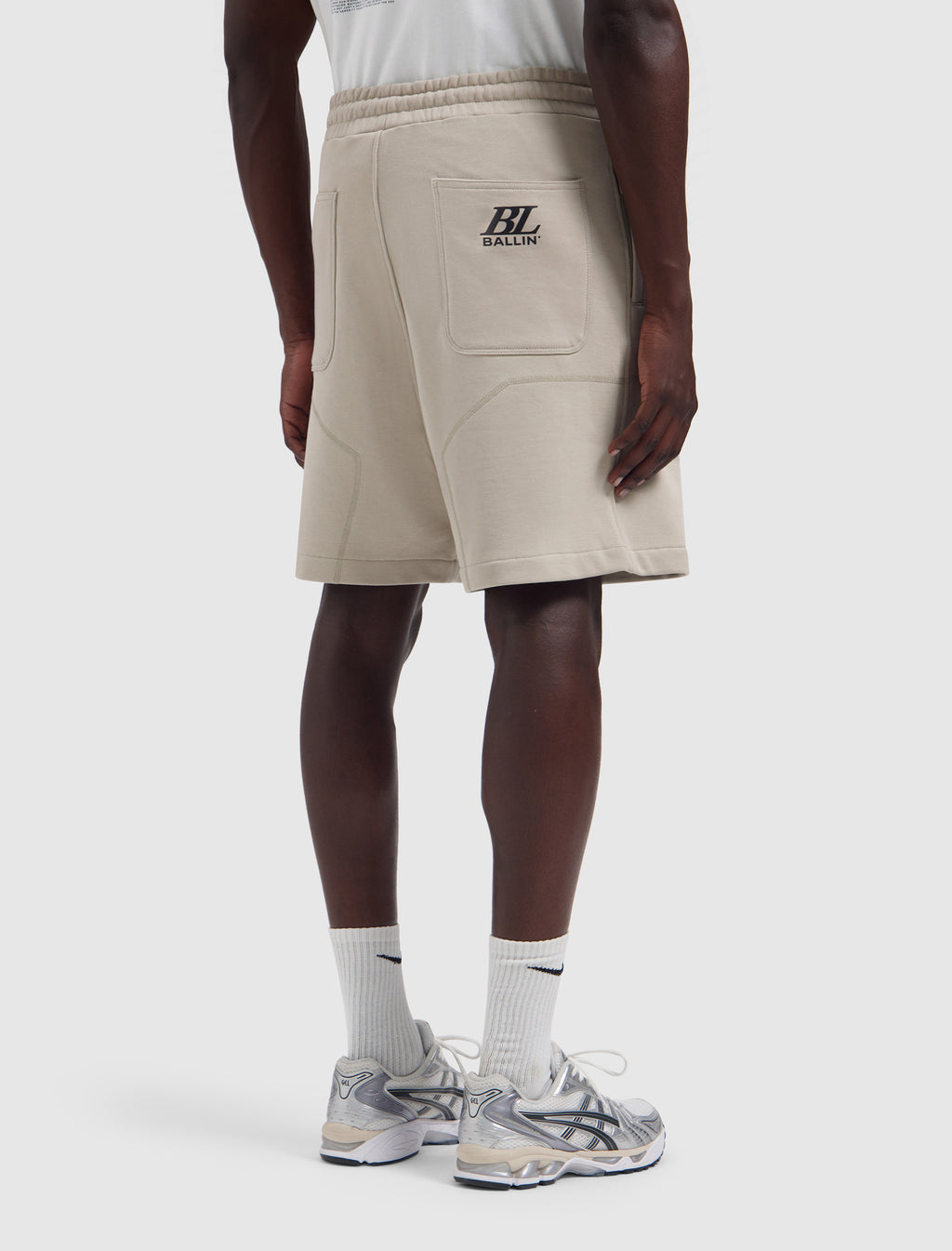 Global Monogram Short | Taupe