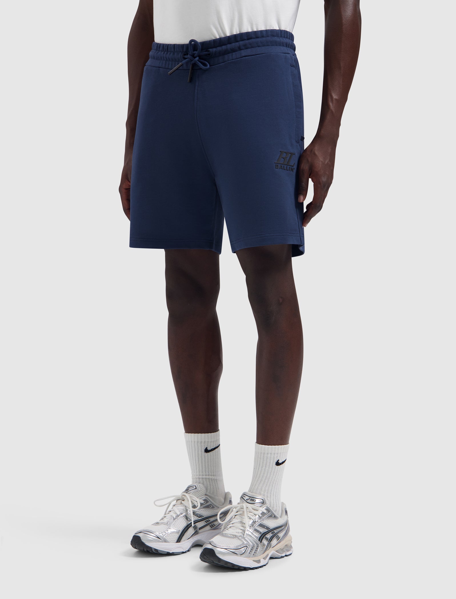 Monogram Short | Navy
