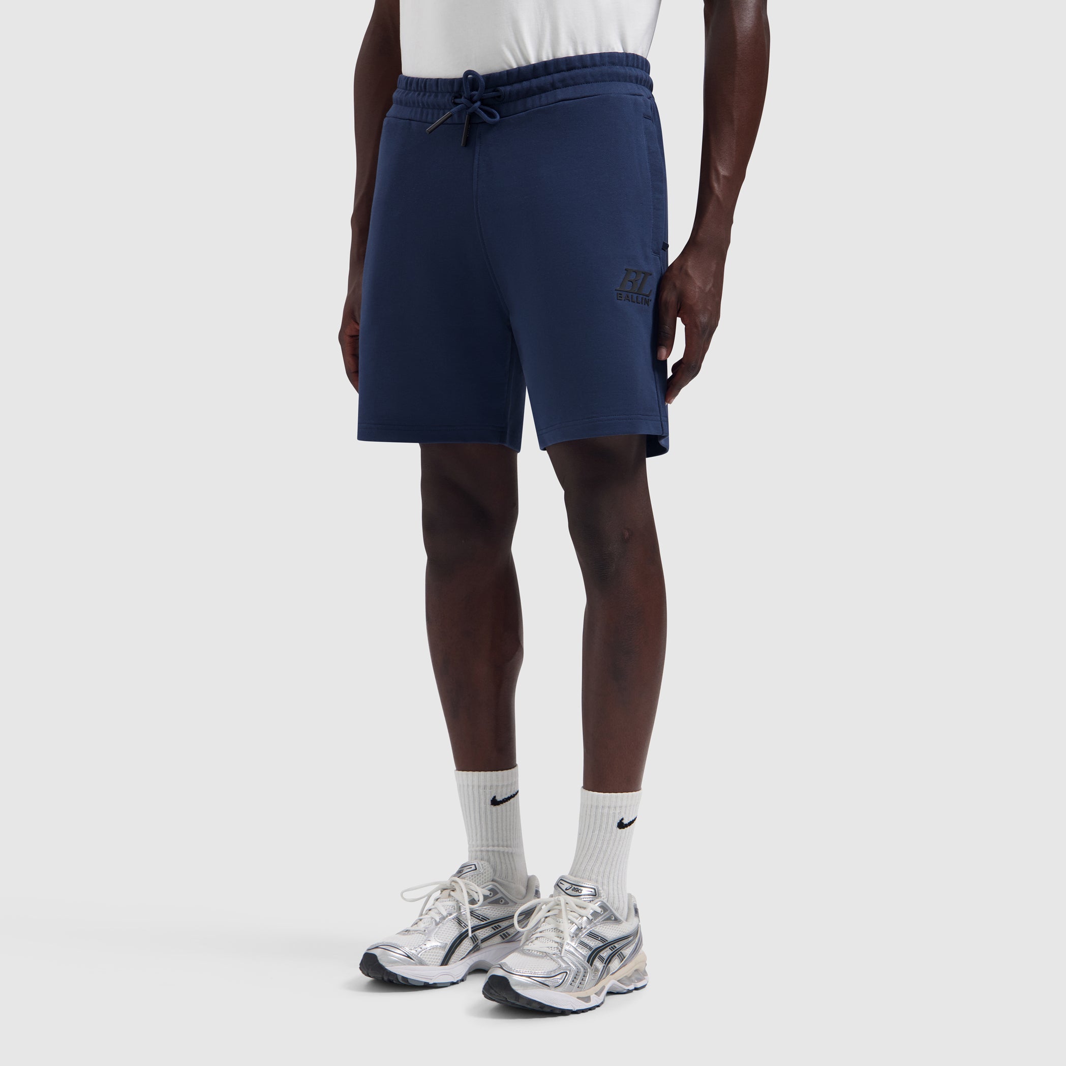 Monogram Short | Navy