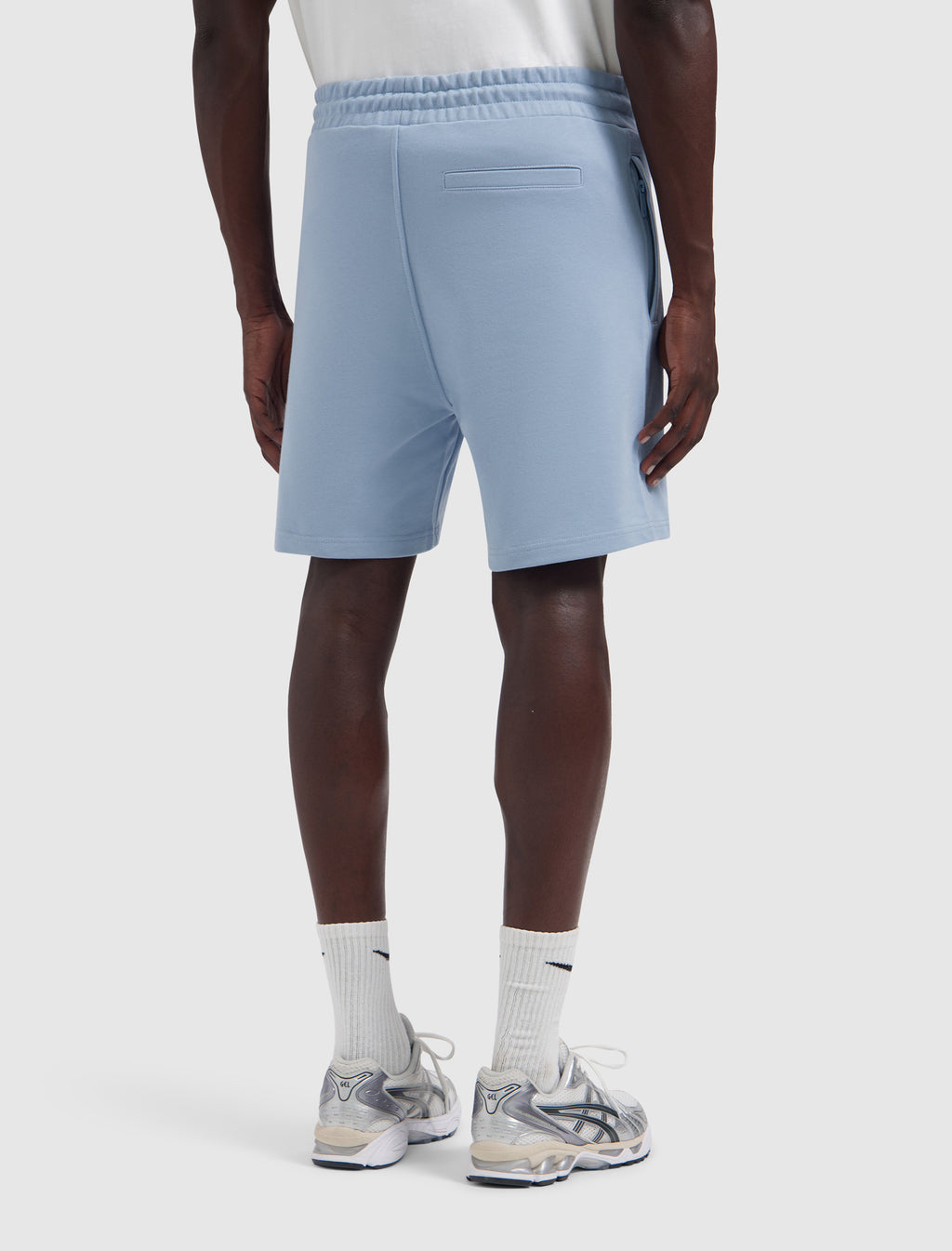 Monogram Short | Blue Grey