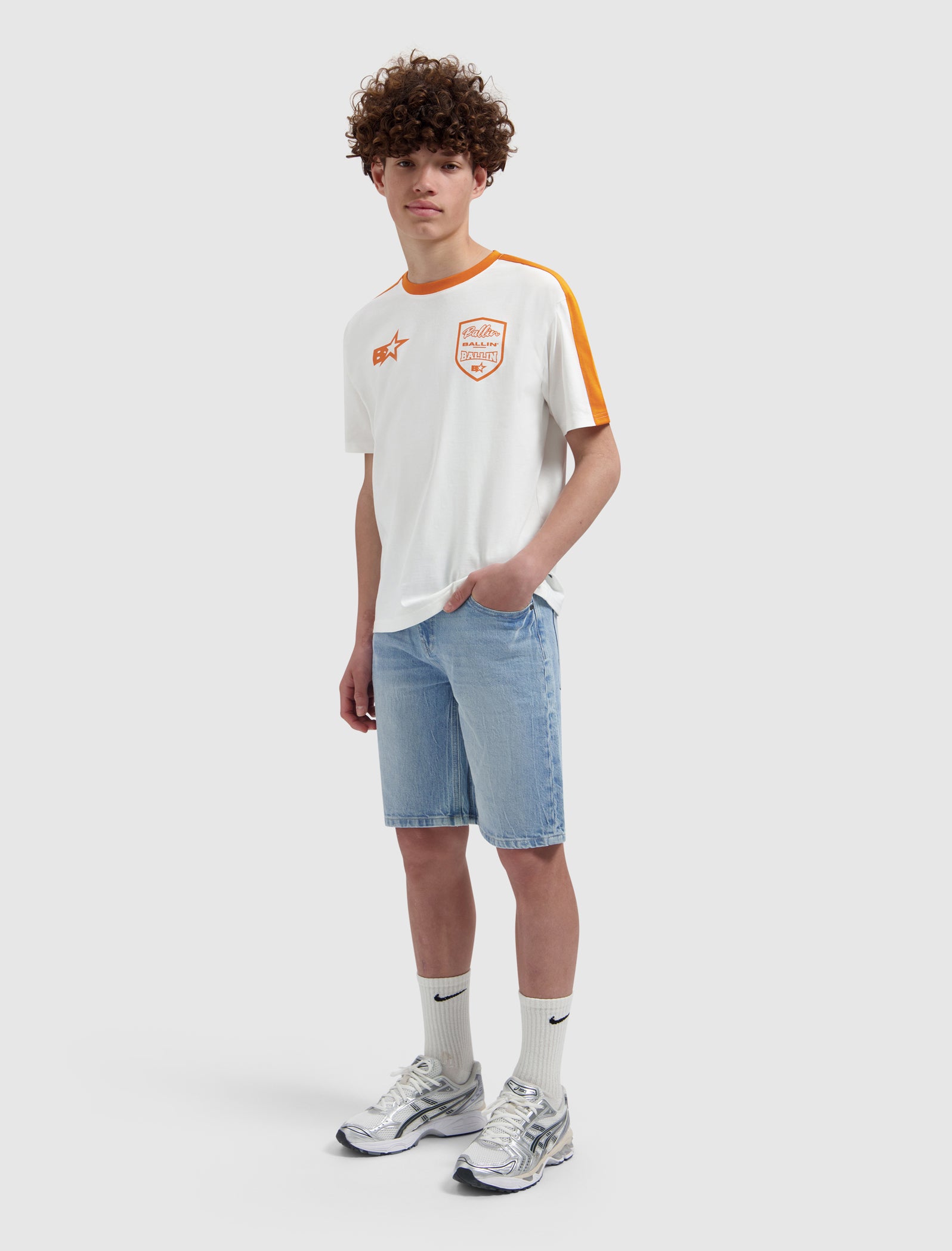 Junior Ballin Team T-shirt | Off White