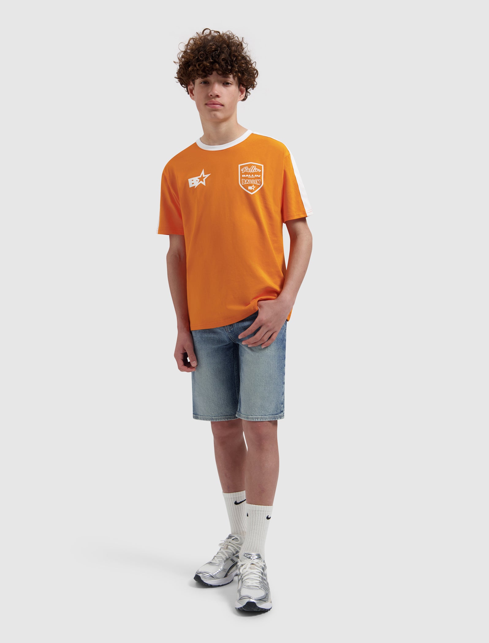 Junior Ballin Team T-shirt | Orange