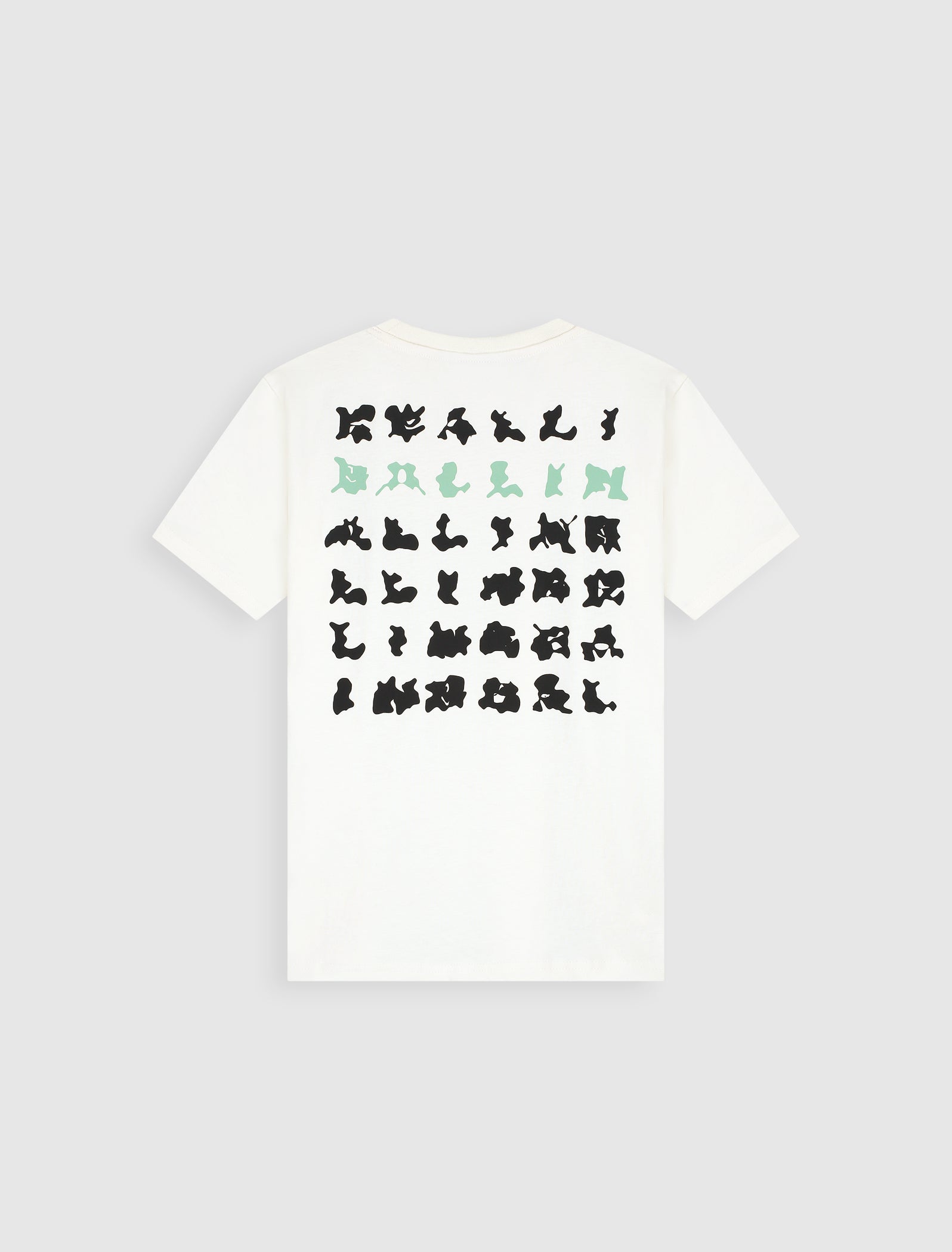 Junior Abstract Letter T-shirt | Ecru