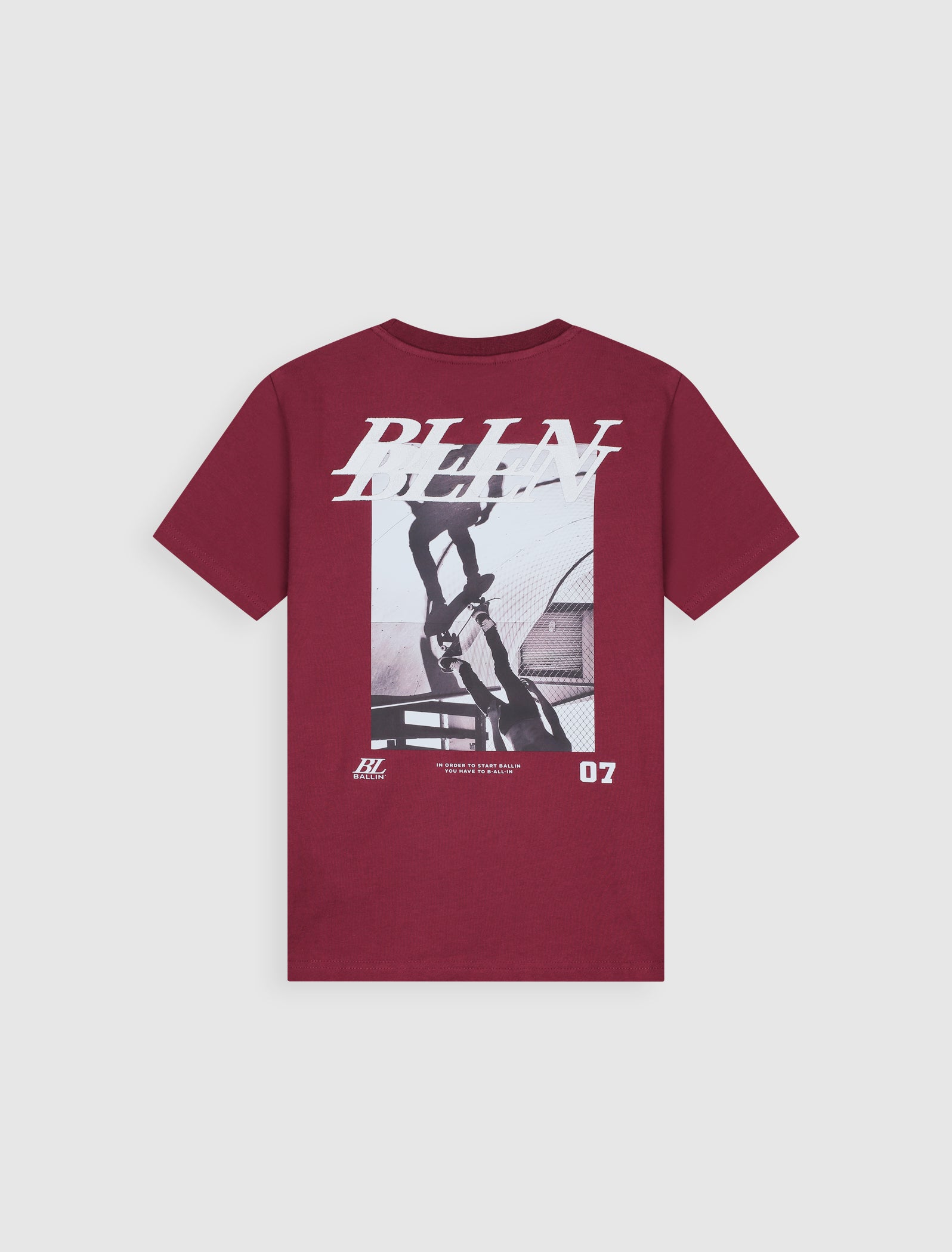 Junior Upside Out T-shirt | Bordeaux
