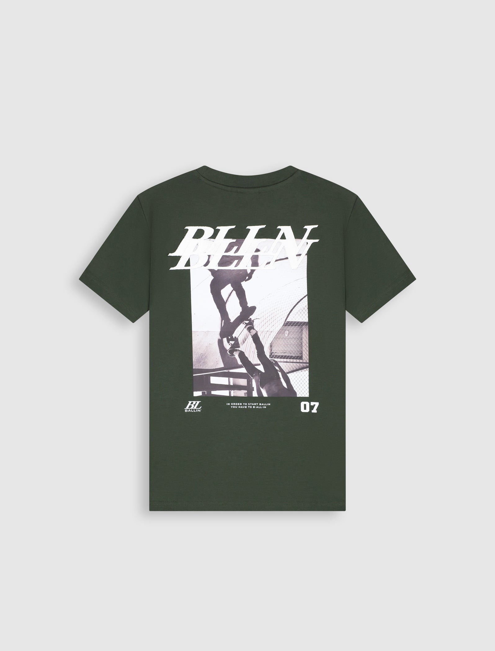 Junior Upside Out T-shirt | Olive