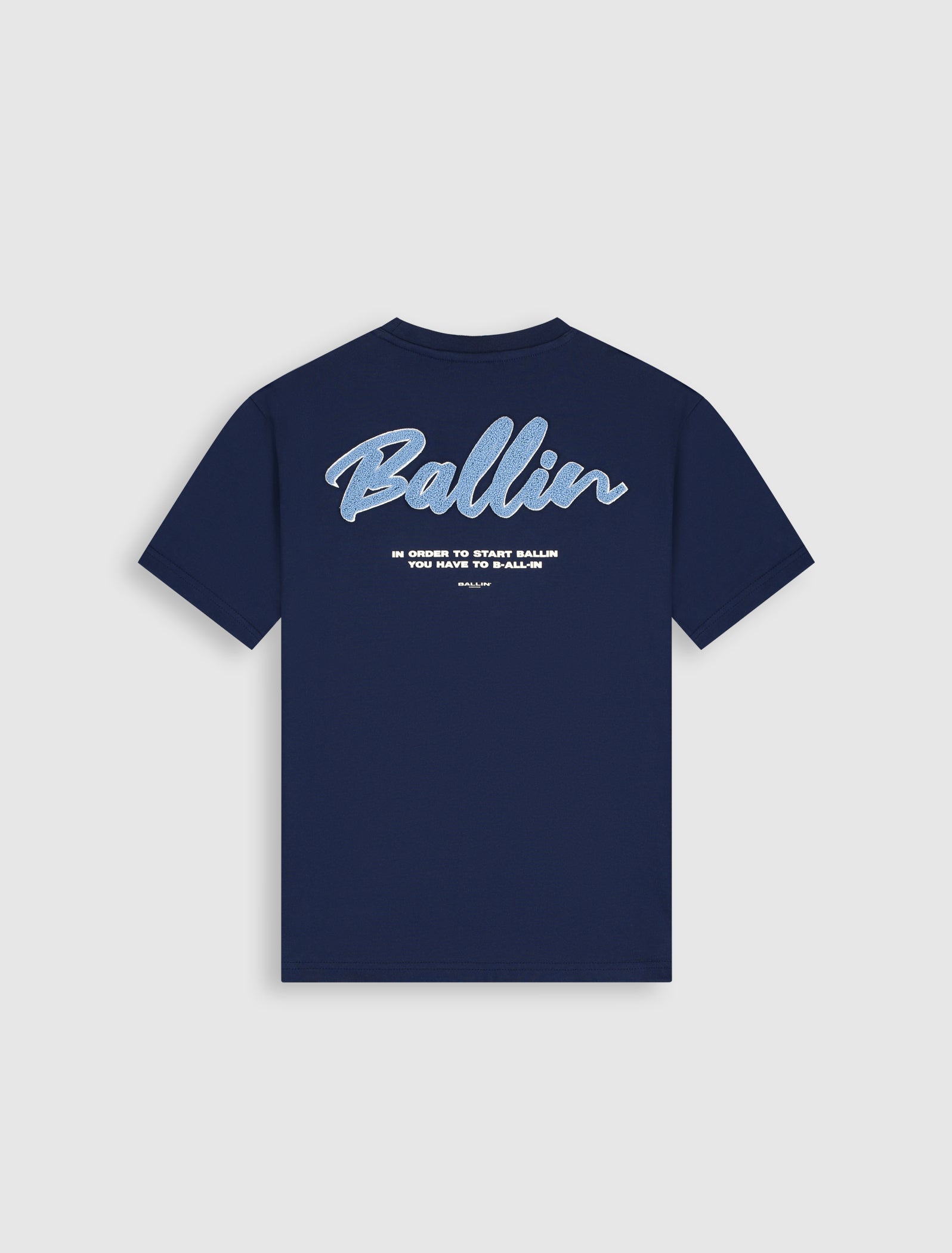 Junior Script Logo T-shirt | Navy