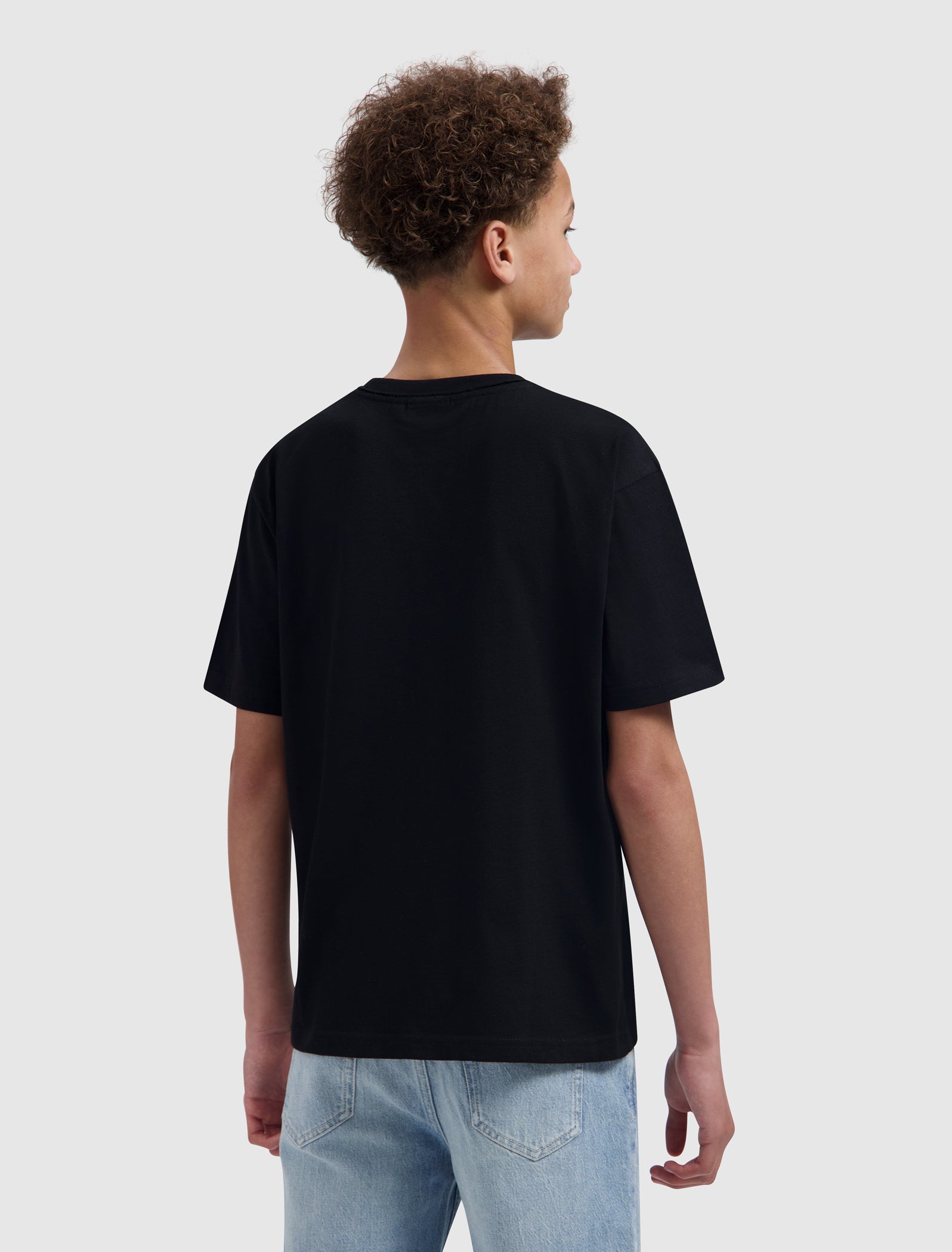 Junior Monogram Pocket T-shirt | Black