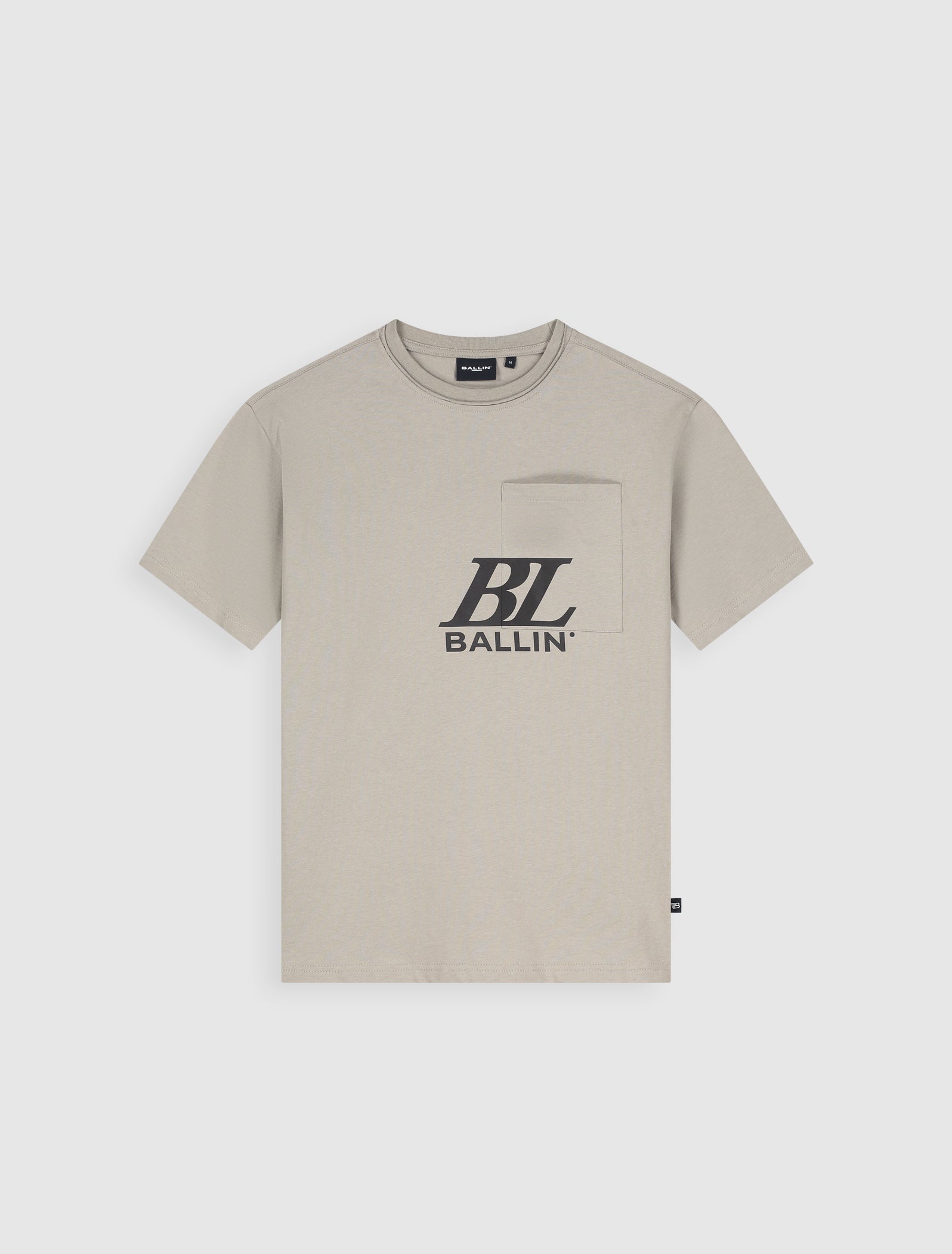 Junior Monogram Pocket T-shirt | Taupe