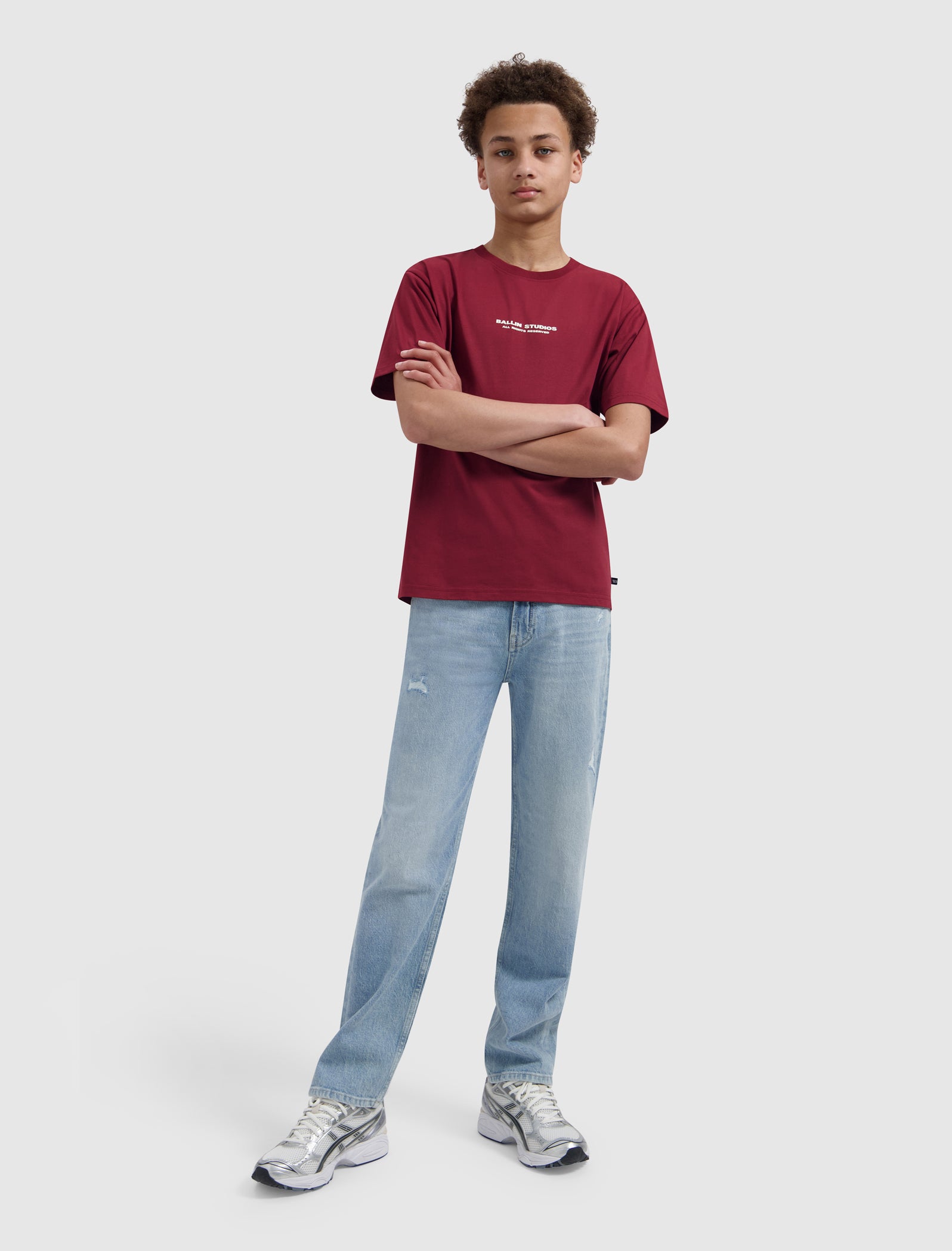 Junior B-ALL-IN T-shirt | Bordeaux