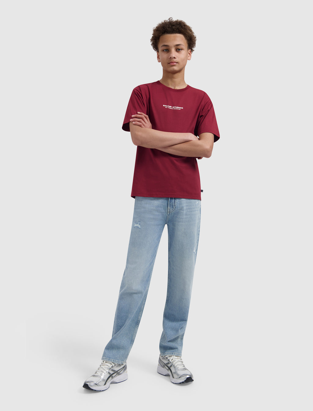 Junior B-ALL-IN T-shirt | Bordeaux
