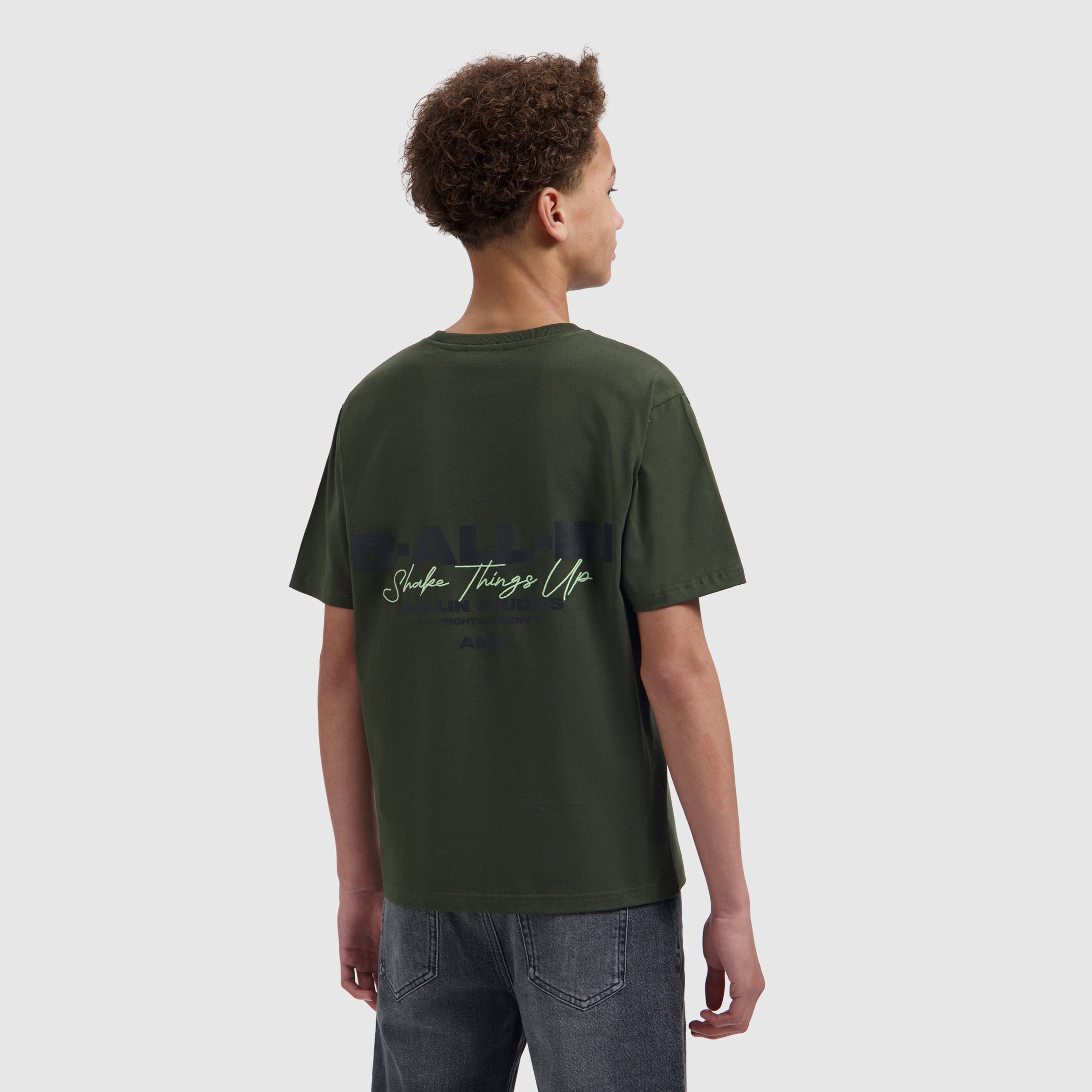 Junior B-ALL-IN T-shirt | Olive