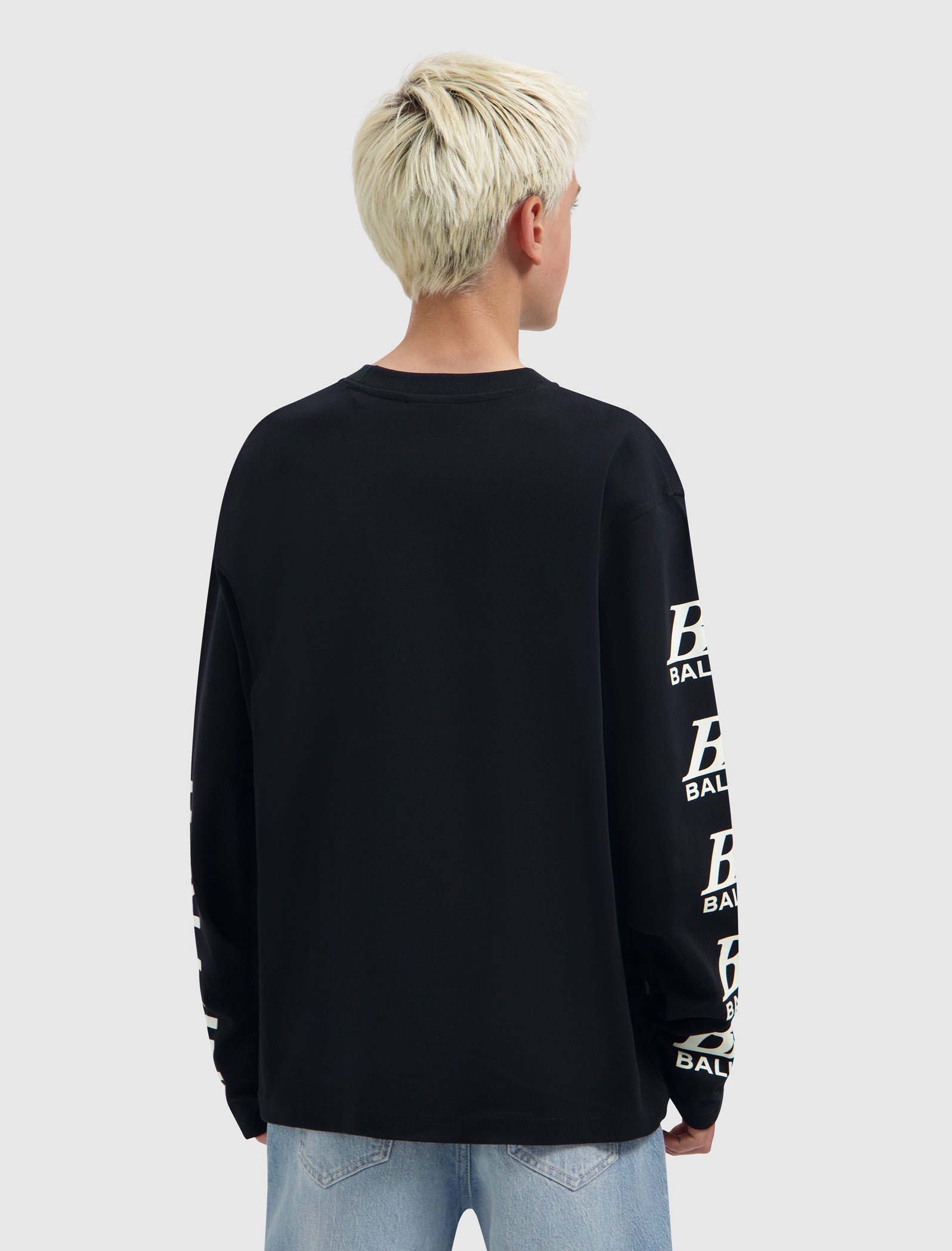 Junior Monogram Longsleeve | Black
